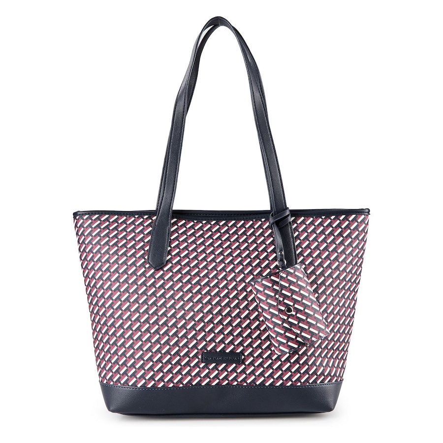 Tom Tailor Xenia Shopper printed blue Silber Damen