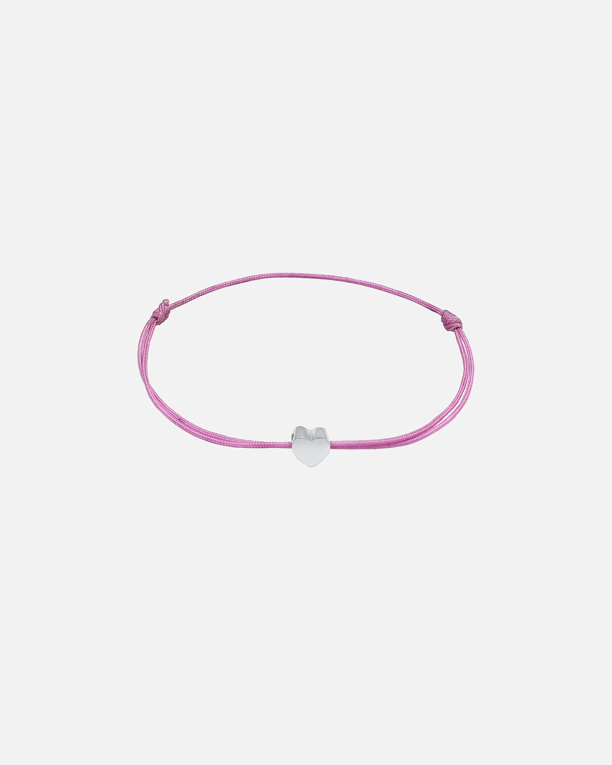 Armband für Weiblich Elli Herz Liebe Textilband Trend 925 Silber silberfarben