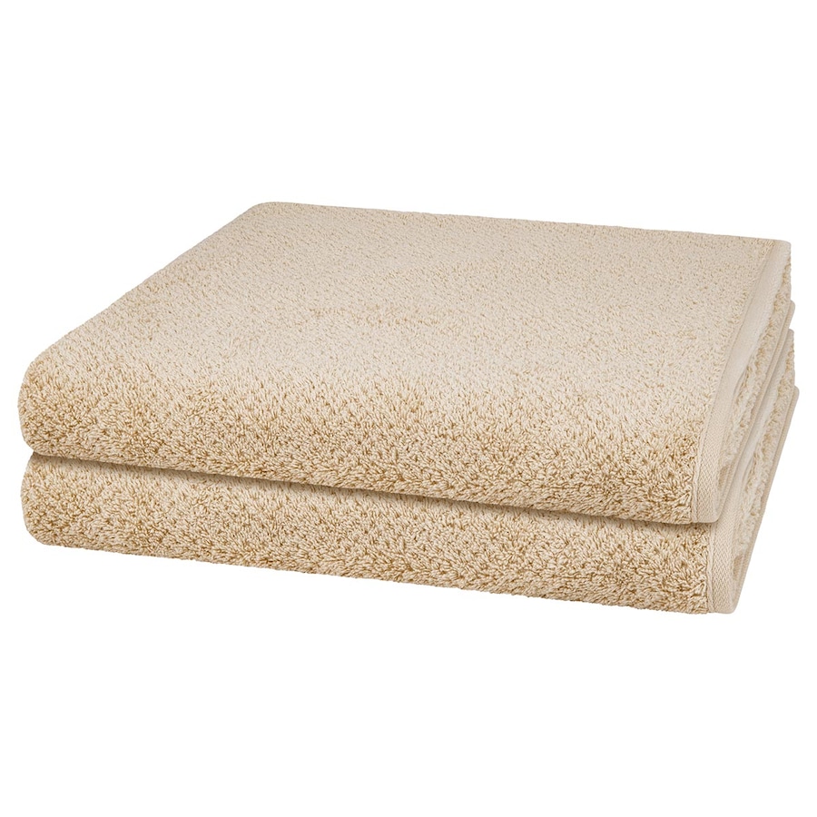 Cawö Duschtuch-Set Pure (2er Set) Beige Nude