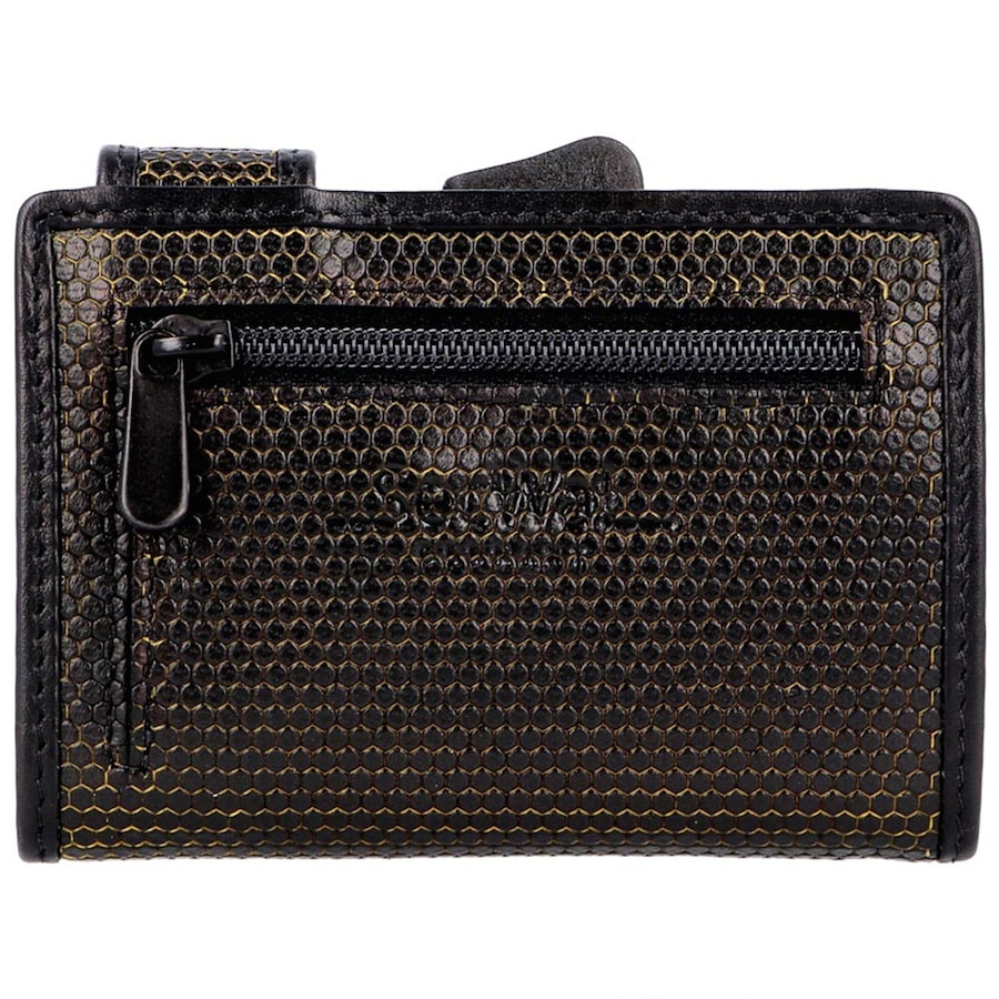 SecWal Kreditkartenetui schwarz-gelb Braun Herren