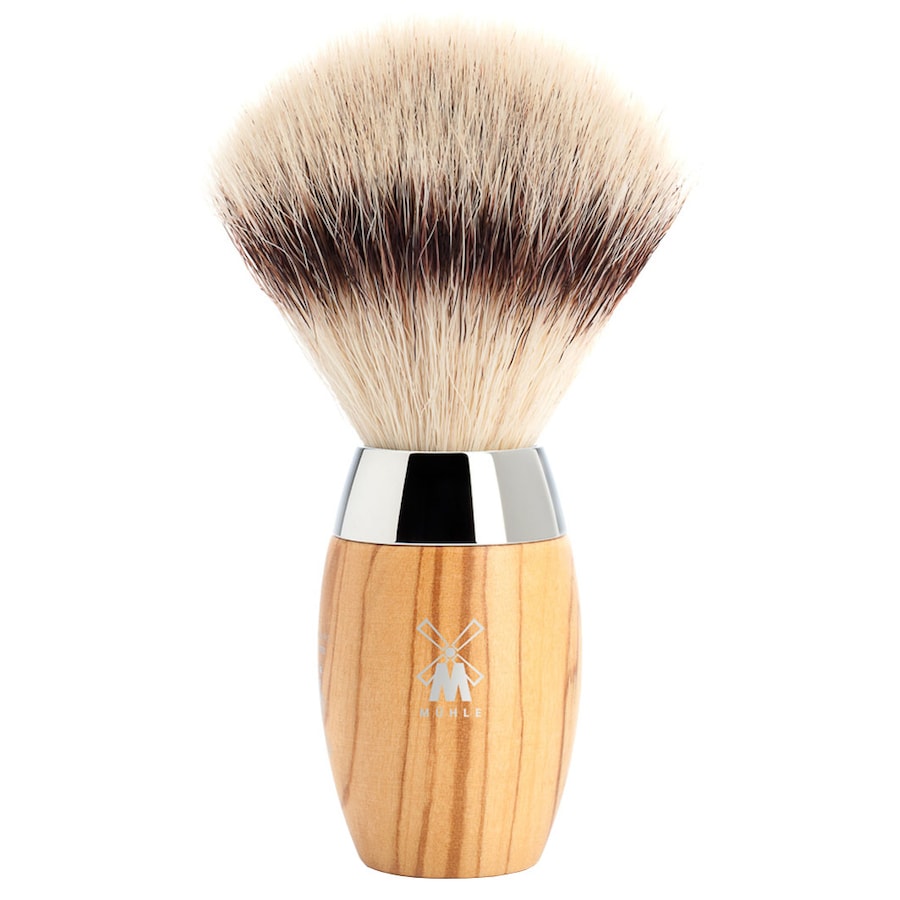 Mühle Kosmo Rasierpinsel, Silvertip, Olivenholz Herren