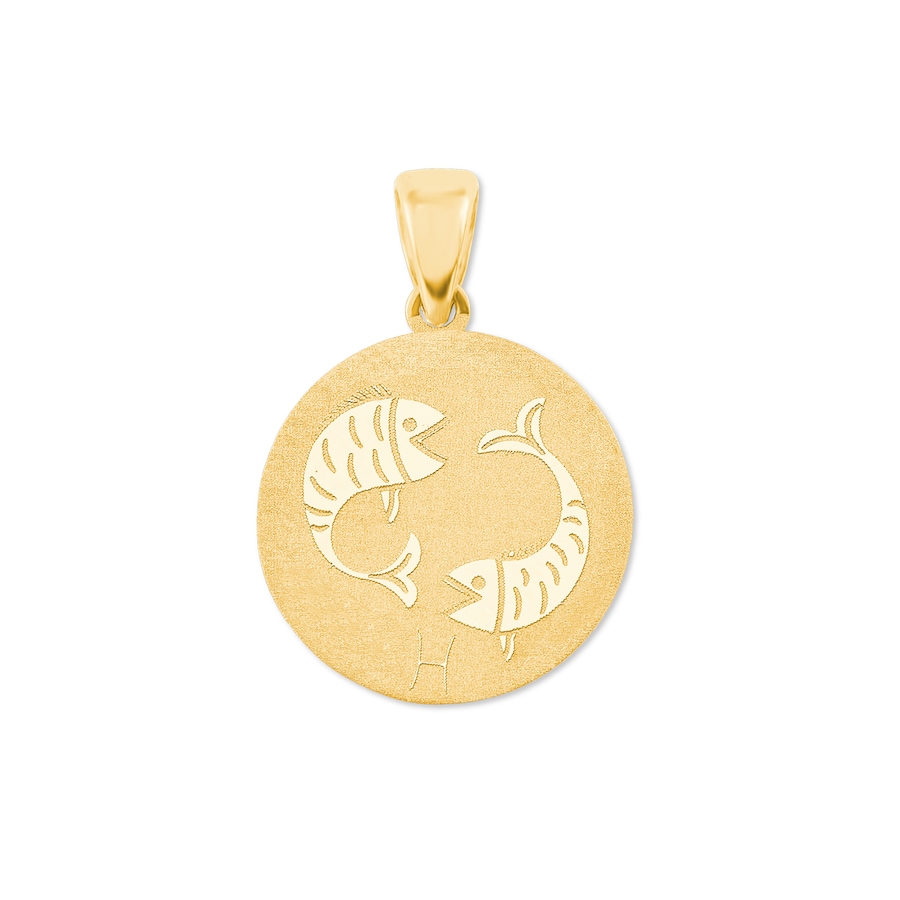 amor Motivanhänger Gold Weiss