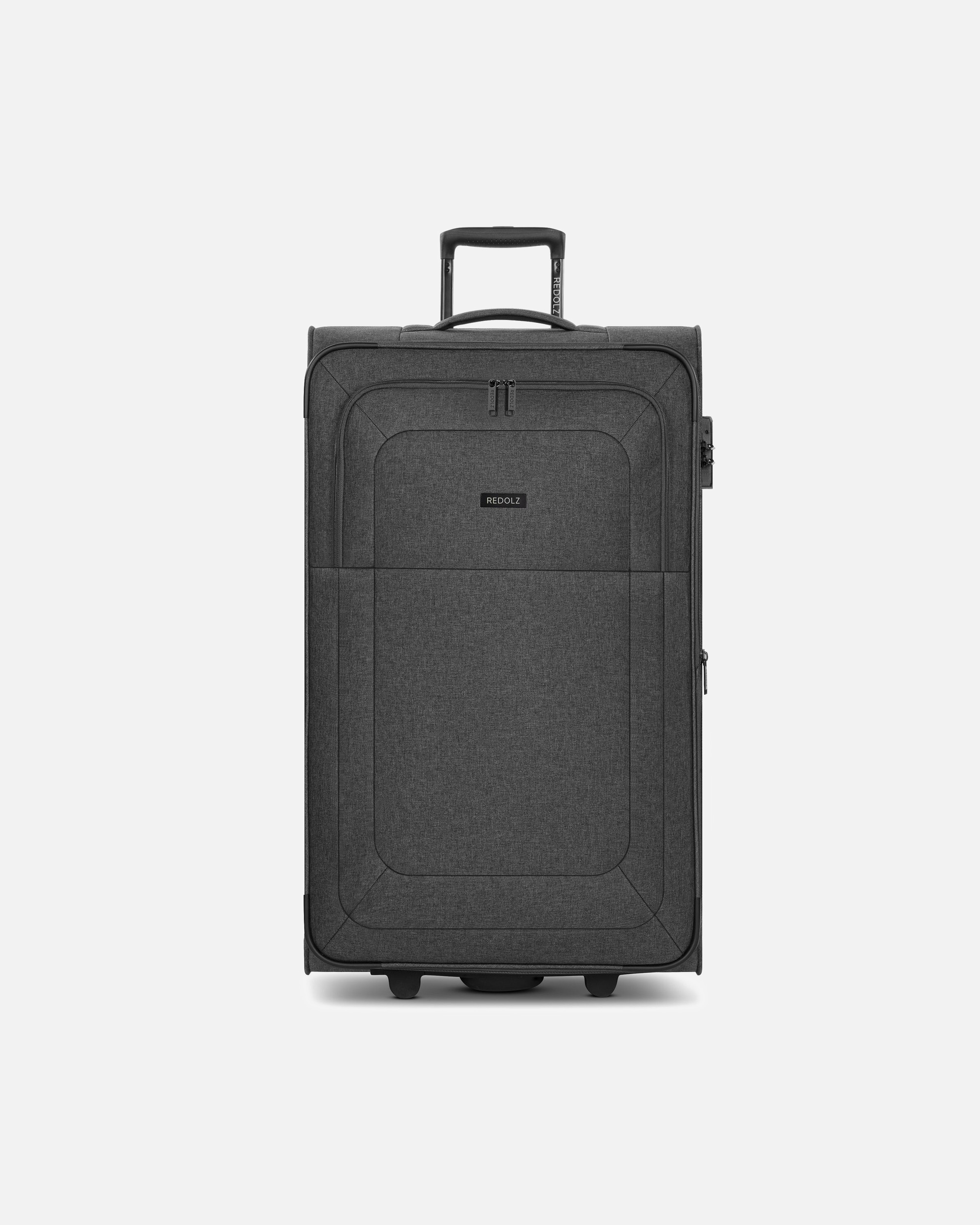 Trolley für Männlich Redolz Essentials 12 2 Rollen Trolley L 78 cm mit Dehnfalte black