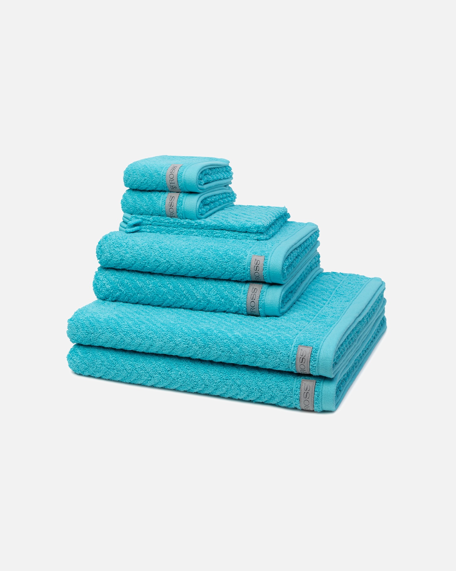 Handtuch für Unisex ROSS Smart 8-teilig Handtuch-Set Lagune
