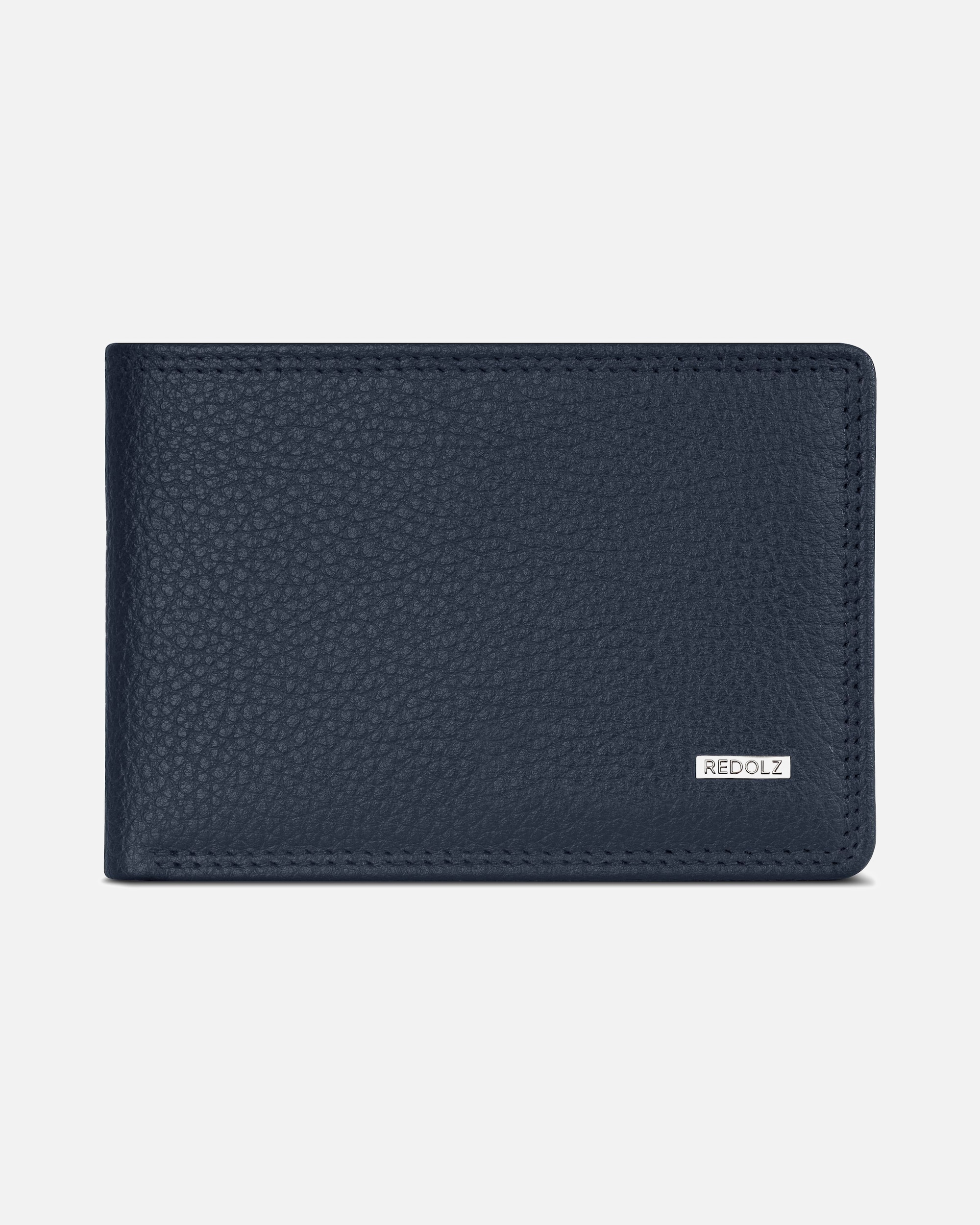 Portemonnaie für Männlich Redolz Leather Essentials Herrengeldbörse navy