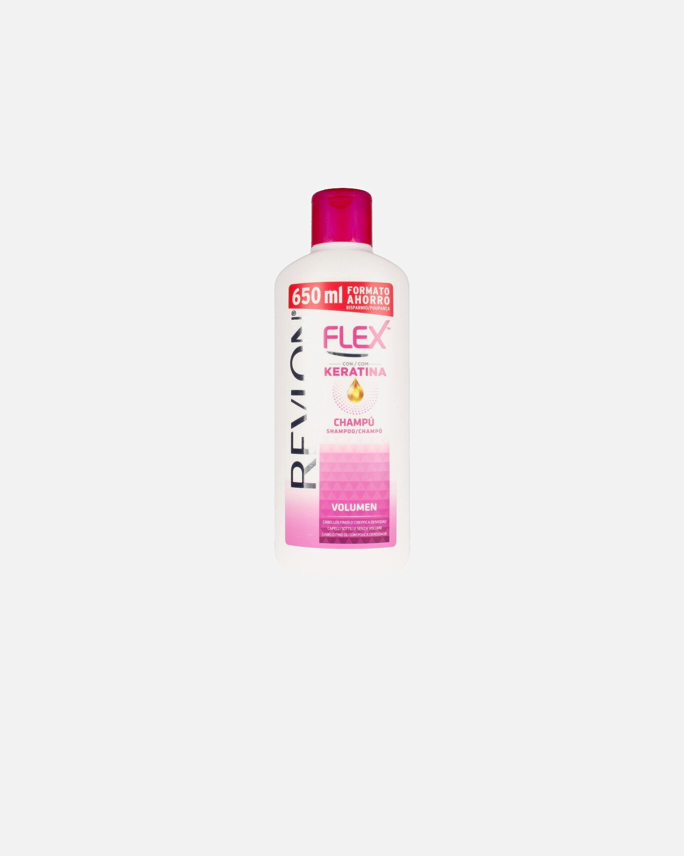 Shampoo für Unisex Revlon FLEX KERATIN Shampoo Volumen dünnes Haar 650 ml