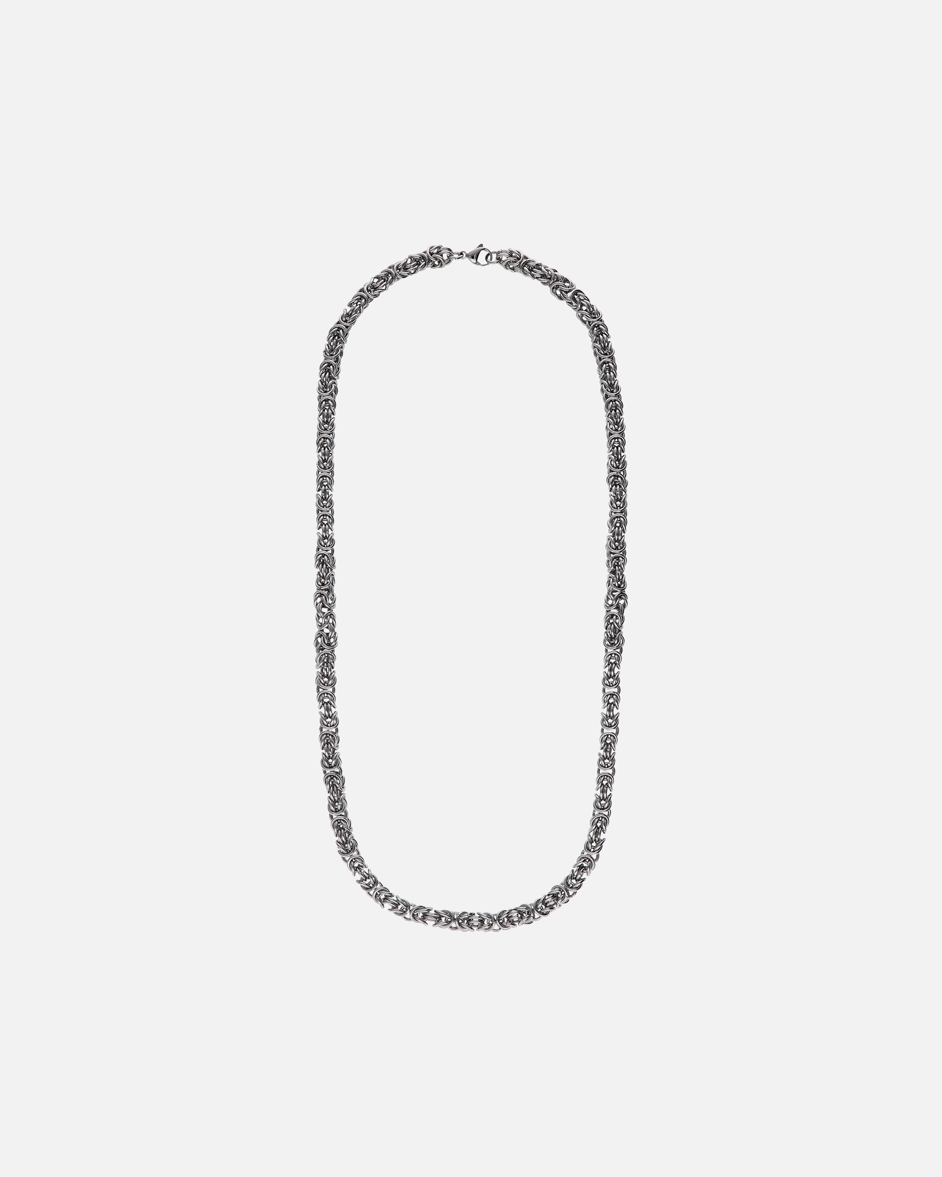 Halskette für Männlich Lucardi Halskette Stahl - silbern 45.0mm