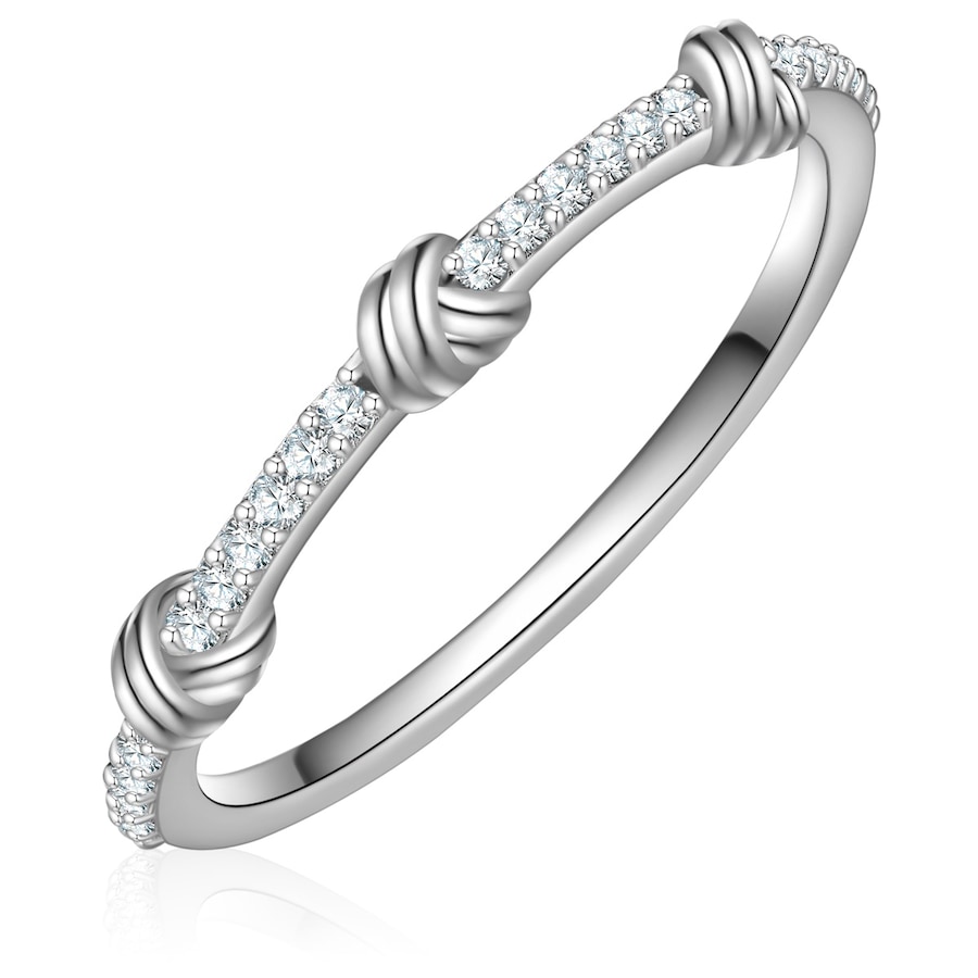 Glanzstücke München Ring aus Sterling Silber in silber mit Zirkonia 54 Damen