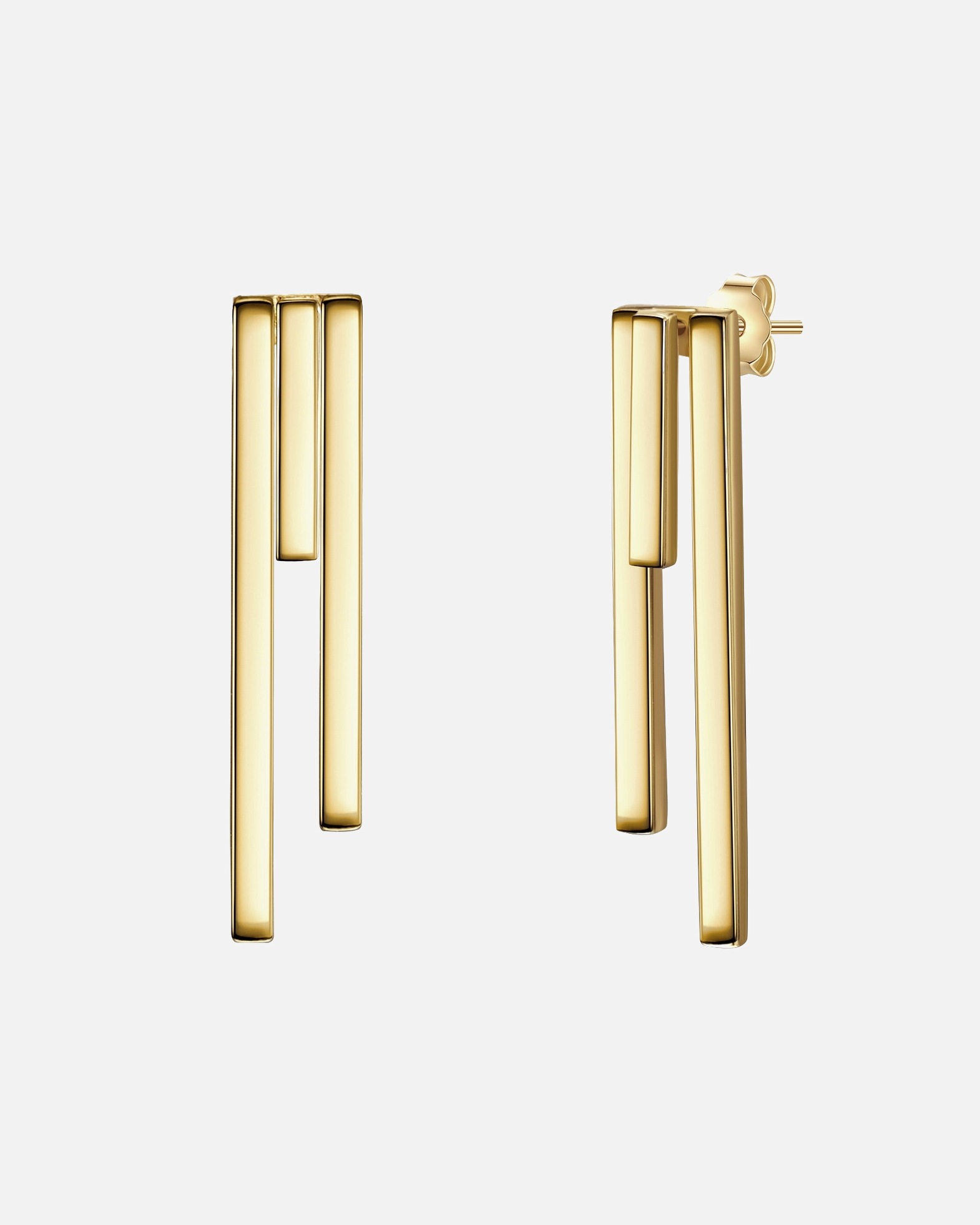 Ohrringe für Weiblich Glanzstücke München Ohrhänger Sterling Silber in Gelbgold 29,2 mm