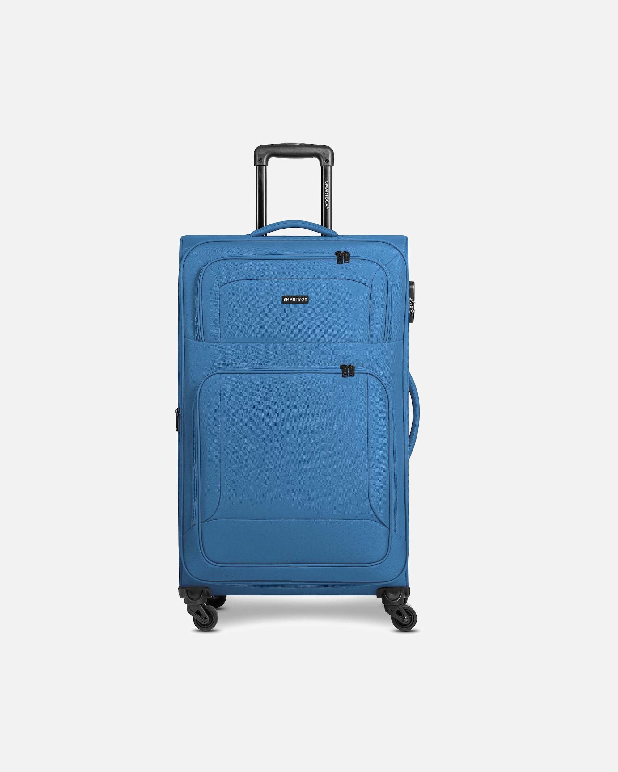 Koffer für Männlich Smartbox Default Brand Line Edition 04 4 Rollen Trolley 78 cm mit Dehnfalte slate-blue