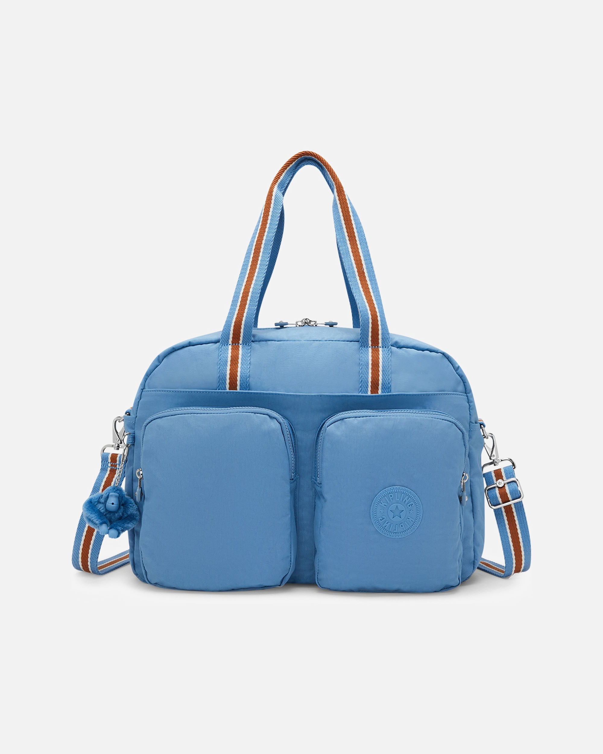 Tasche für Weiblich Kipling Basic Defea Weekender Reisetasche XL 44 cm vintage blue