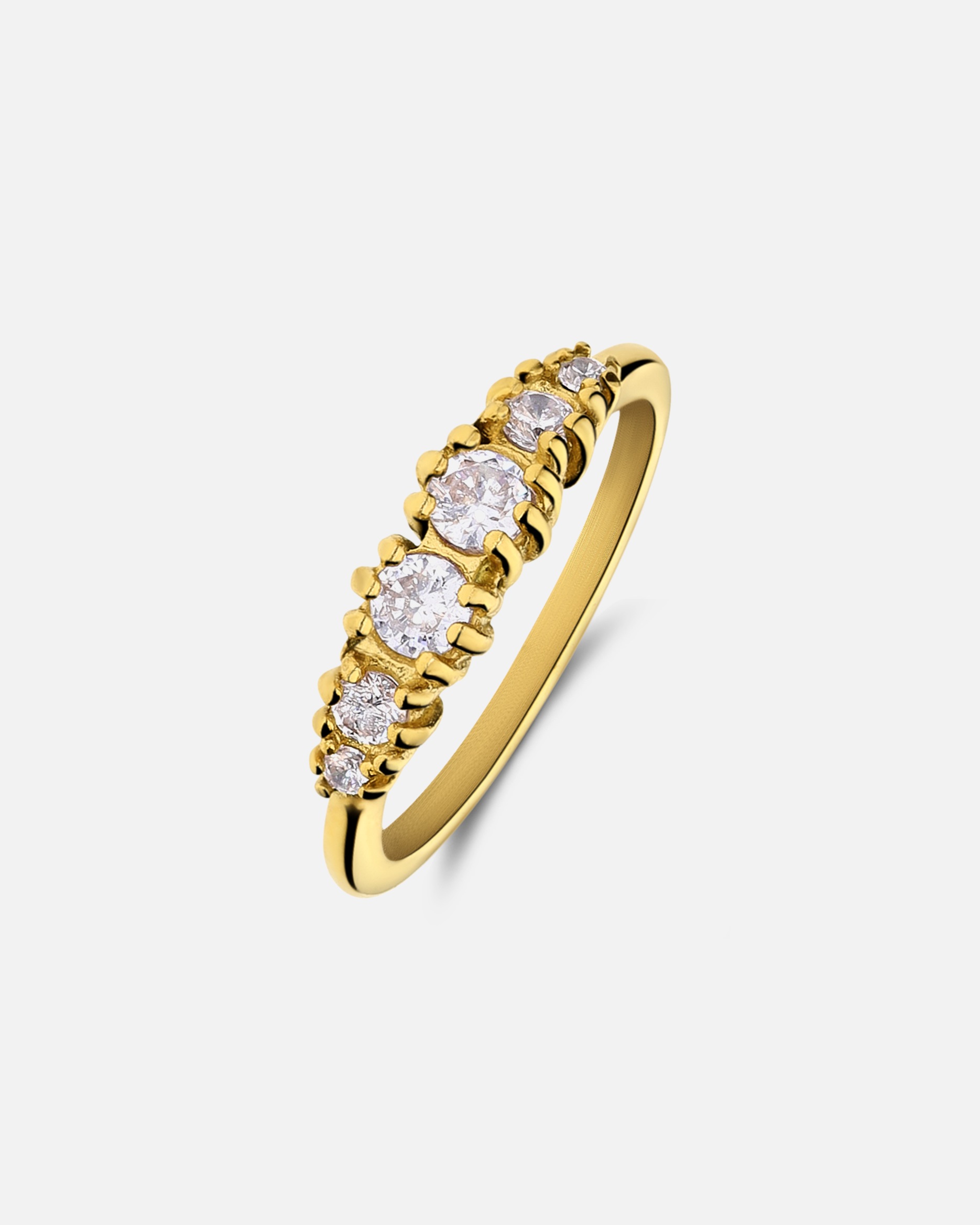 Ring für Weiblich Lucardi Ring Stahl 53mm