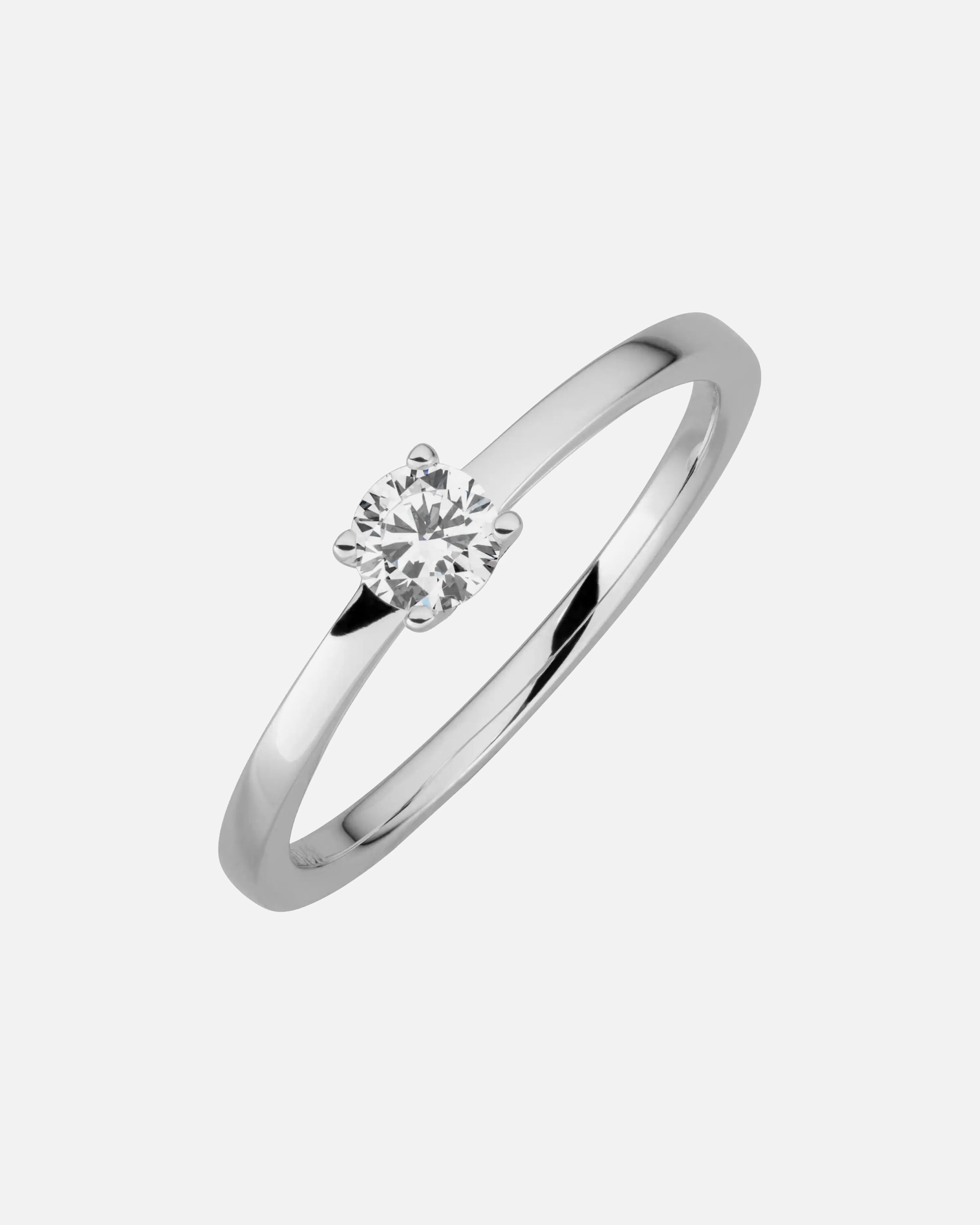 Ring für Weiblich Lyomi Default Brand Line Ring 585/- Gold Diamant Lab Grown weiß 0,25ct. 060 (19,1)