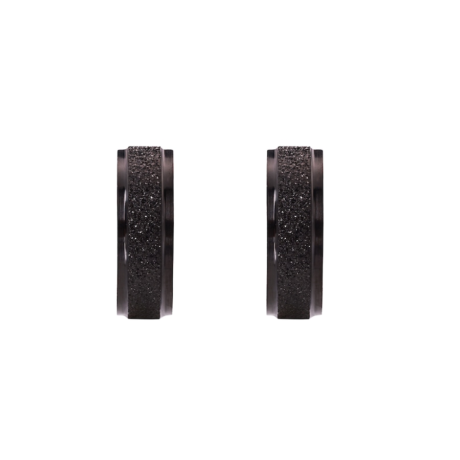 Heideman Ohrschmuck Wayne schwarz Herren