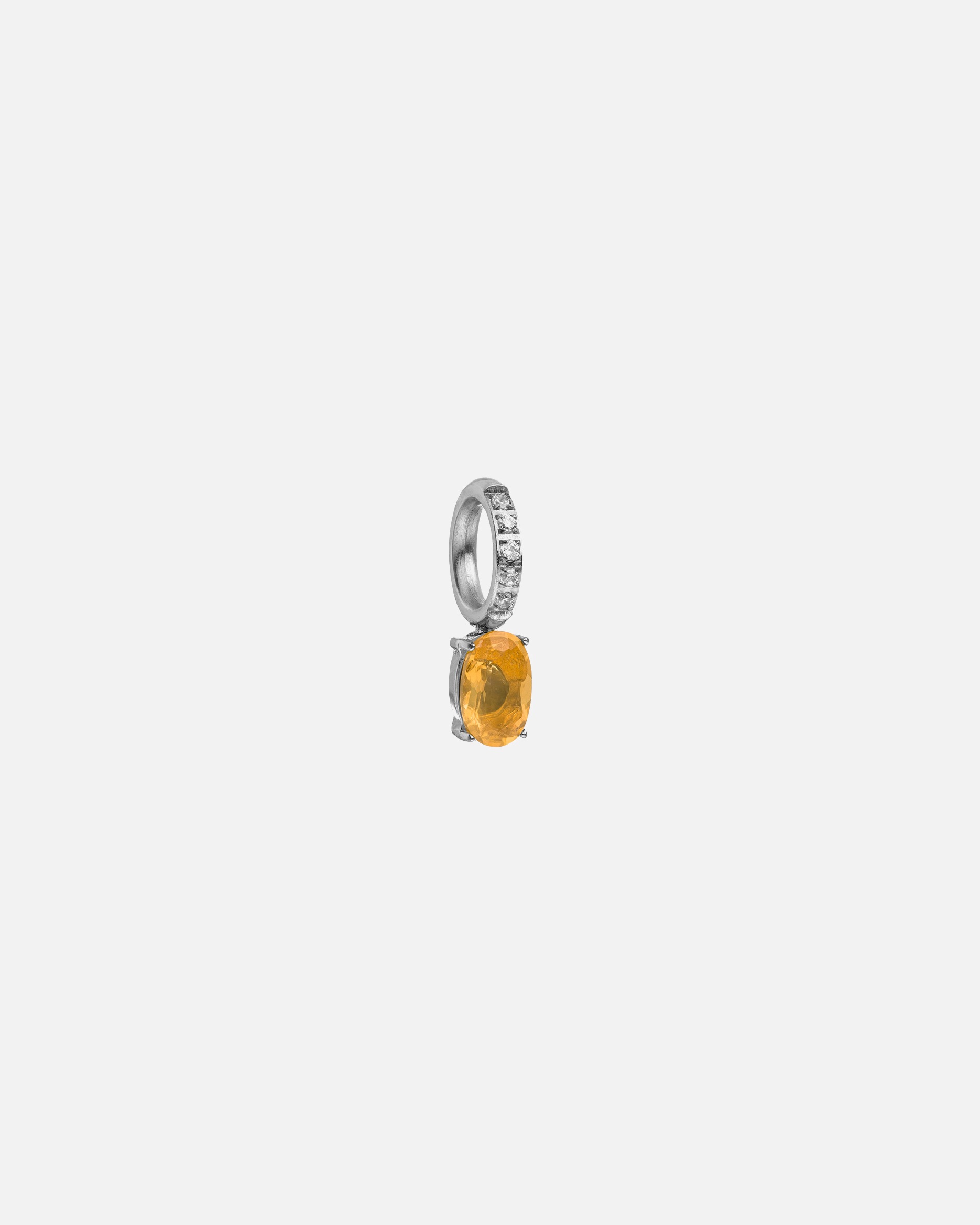 Schmuckanhänger für Unisex Purelei Geburtsstein Oktober Opal Charm 100% Edelstahl Silber
