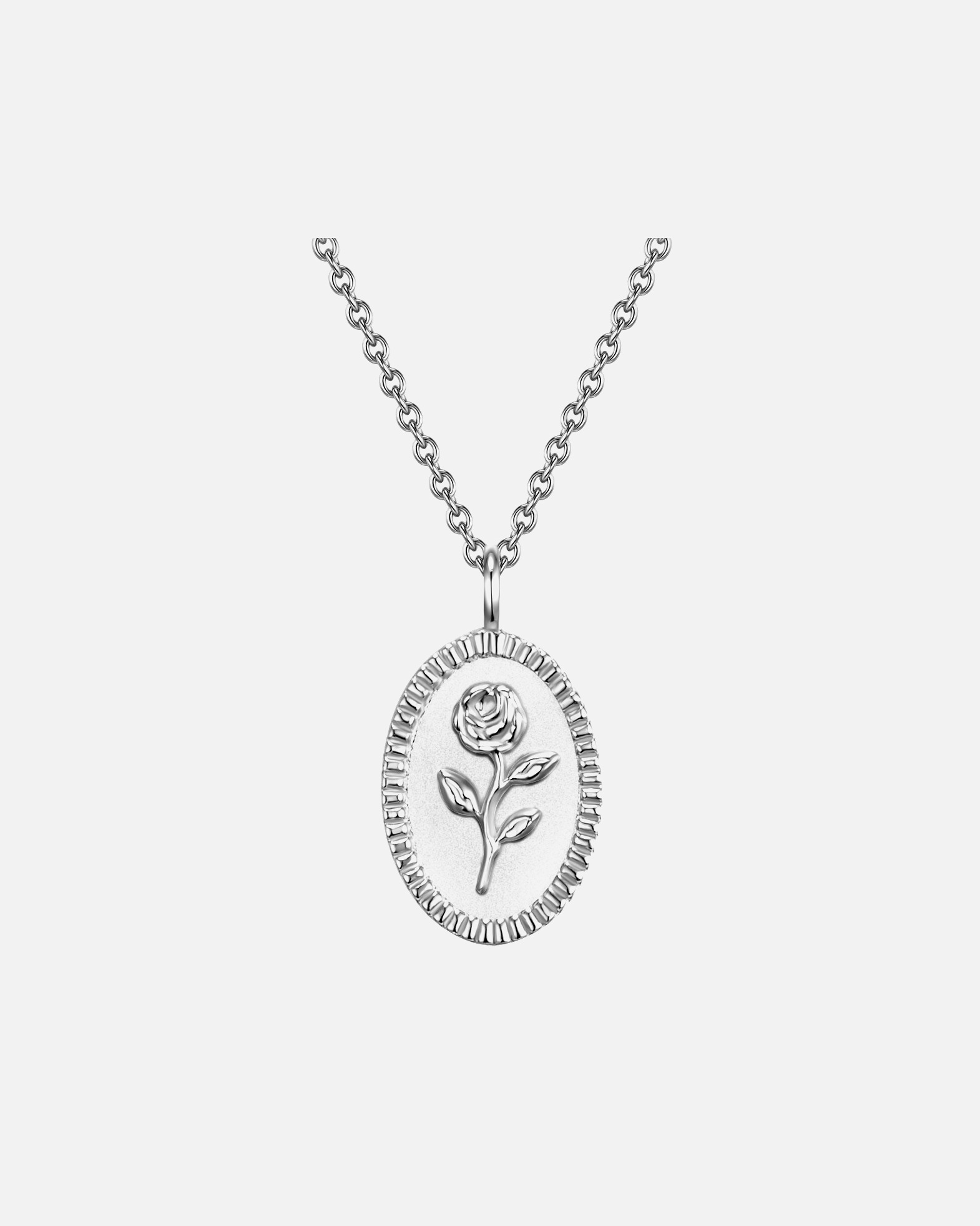 Halskette für Weiblich Glanzstücke München Halskette Blume Sterling Silber in Silber 45,0 cm Basiskette + 5,0 cm Verlängerung