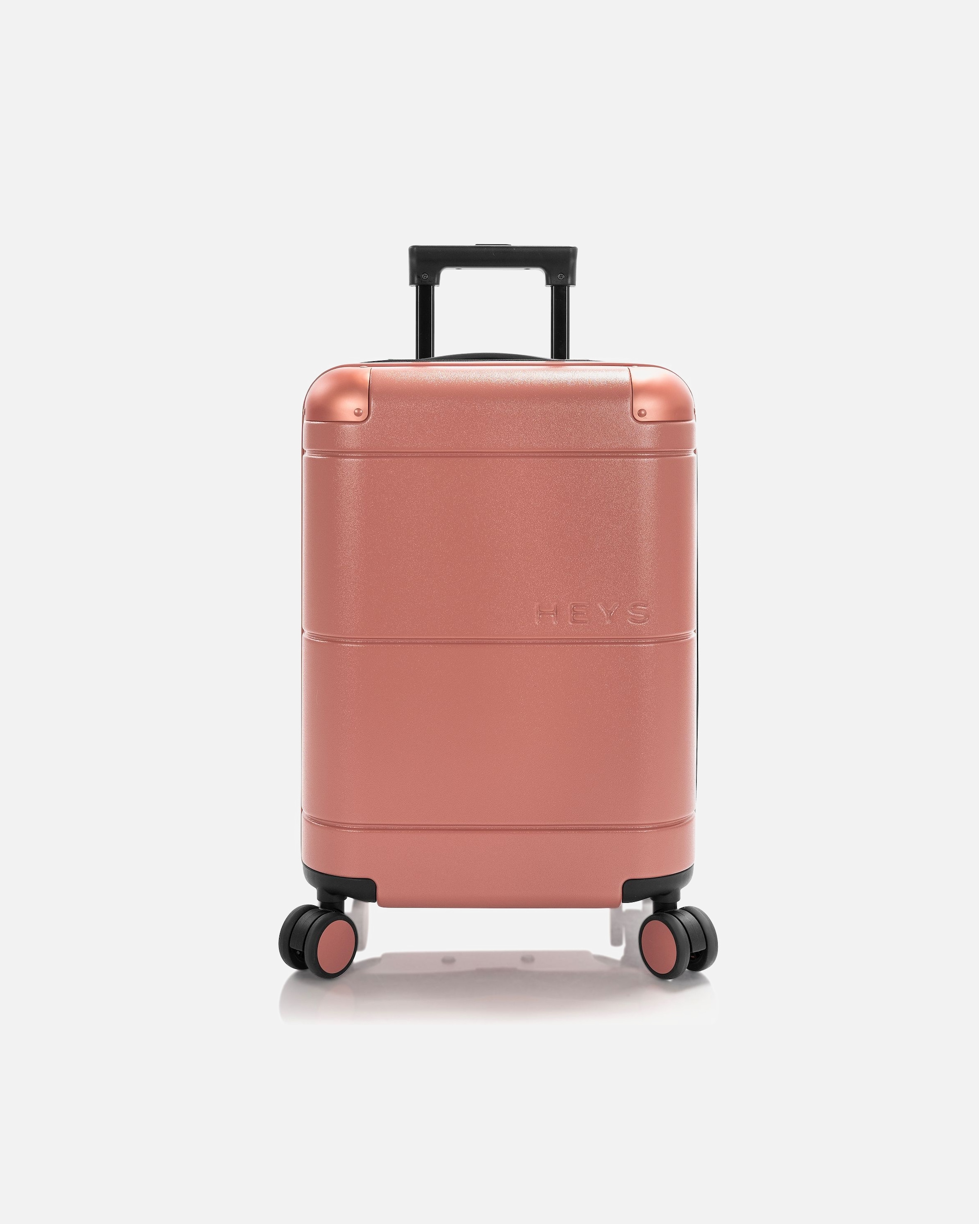 Handgepäckkoffer für Männlich Heys Zen 4 Rollen Kabinentrolley S 54 cm mit Dehnfalte coral