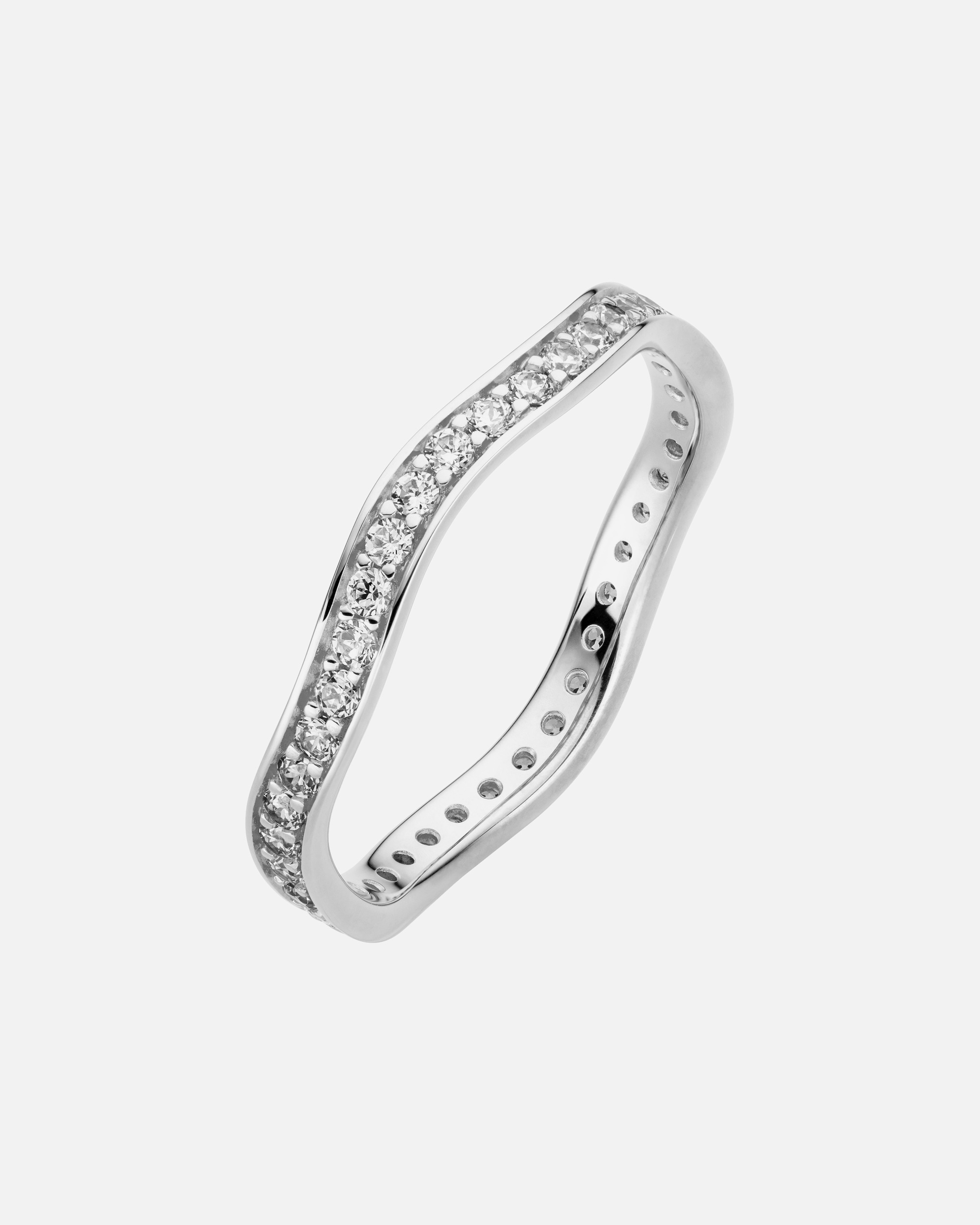 Ring für Weiblich Orolino Ring 333/- Gold Zirkonia weiß 050 (15,9)