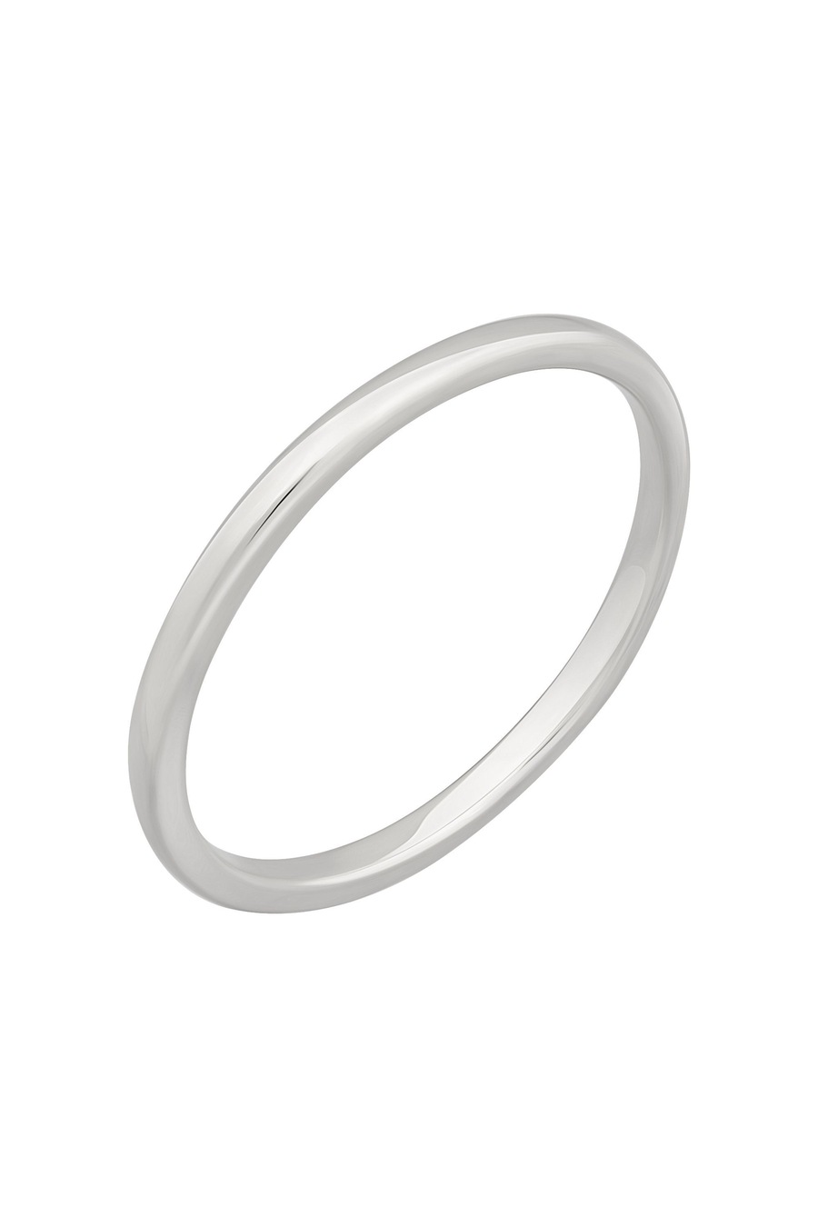 caï Ring 925/- Sterling Silber ohne Stein 054 (17,2) Weiss Damen