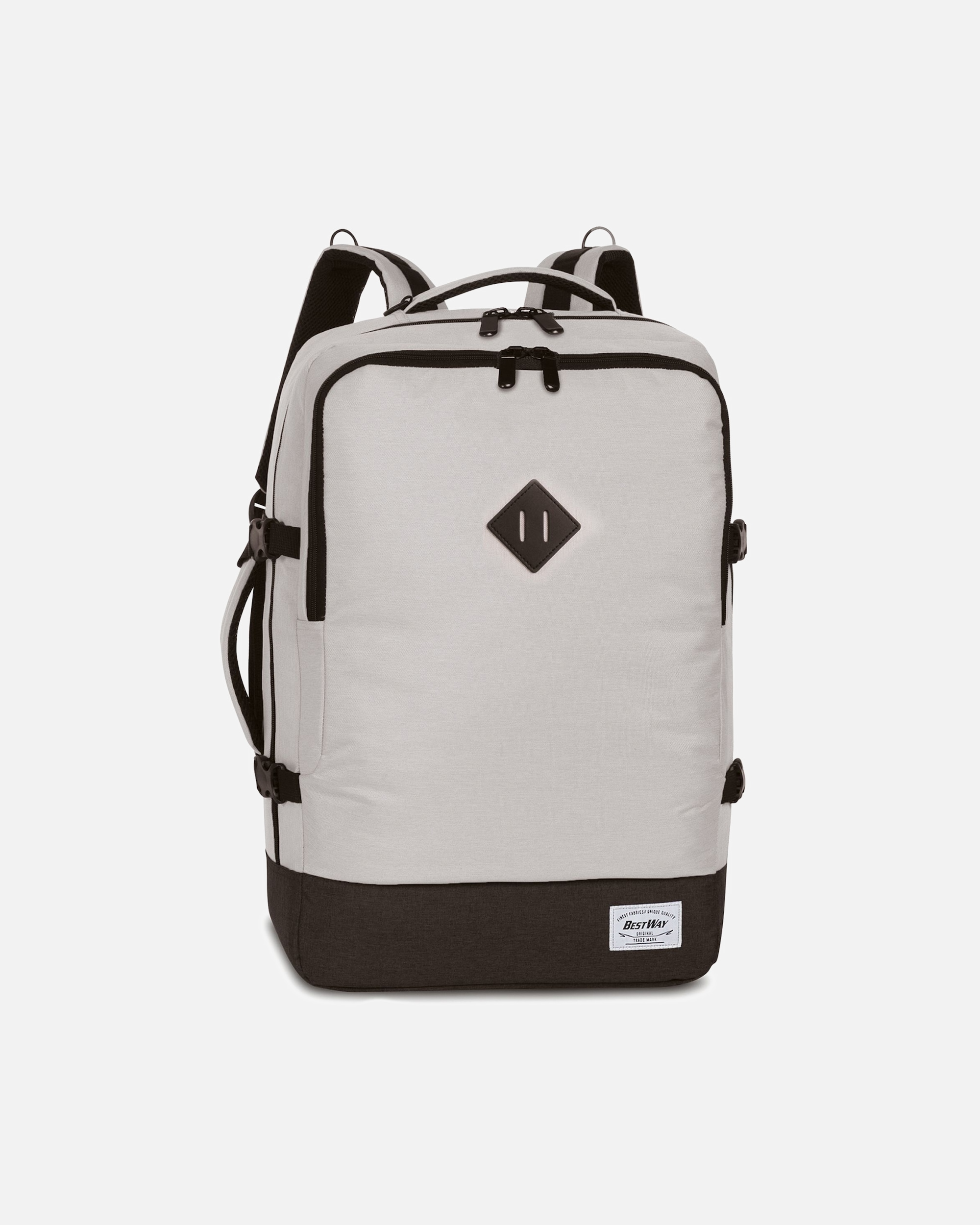 Rucksack für Männlich Worldpack Bestway Daypack steingrau