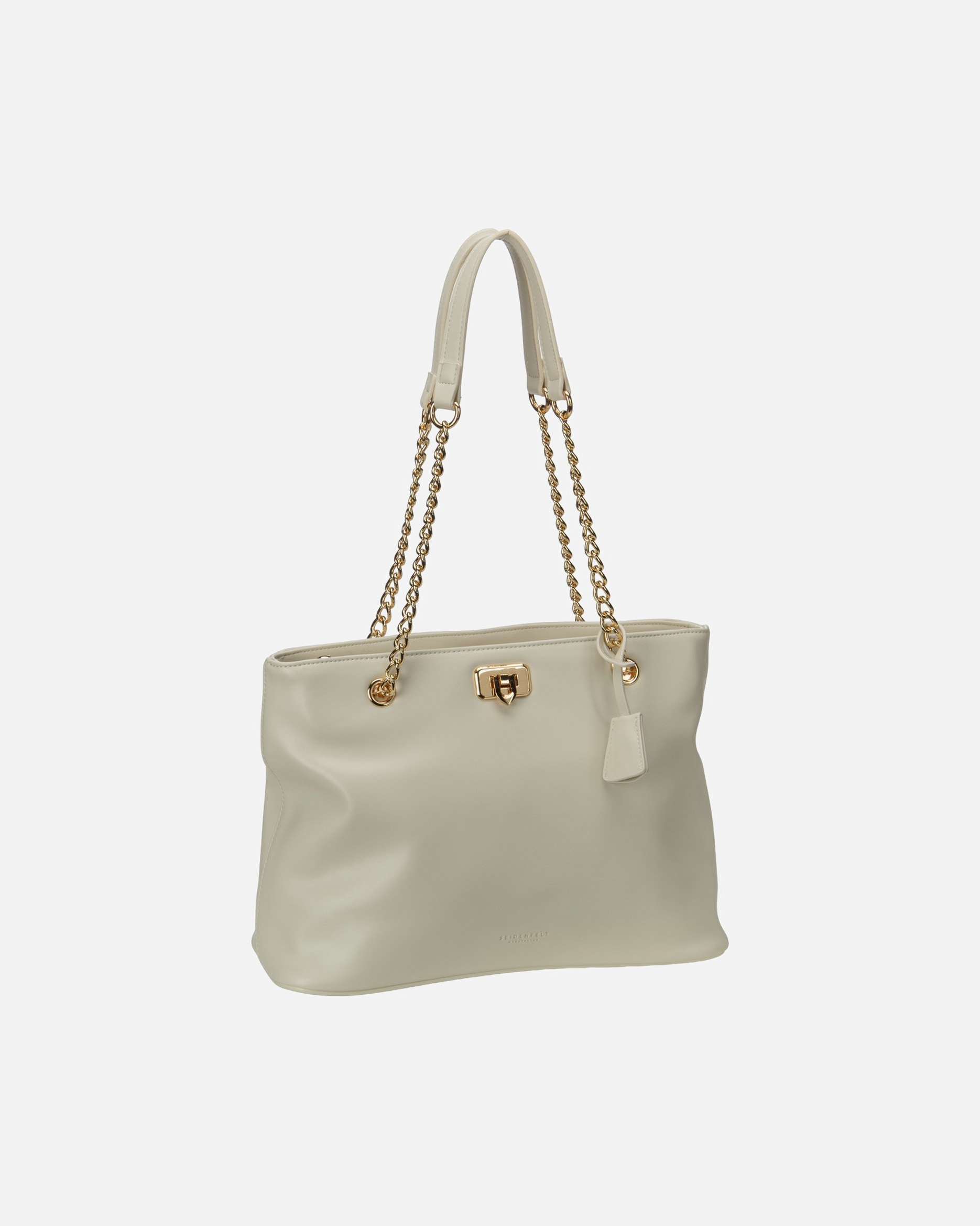 Handtasche für Unisex Seidenfelt Handtasche Lilla Edet Milky White