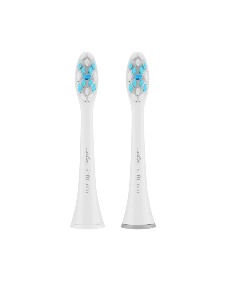 eta Ersatzbürstenköpfe SoftClean Weiß