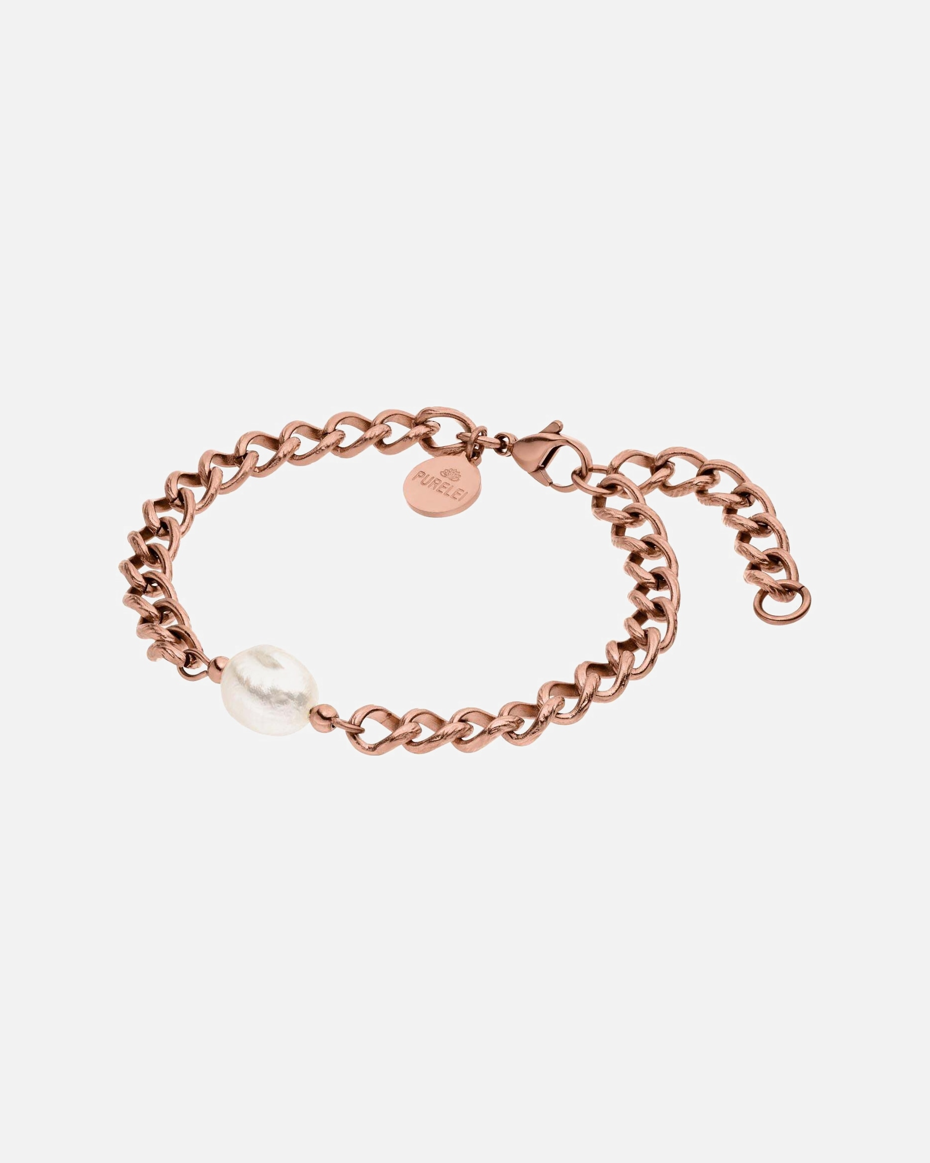 Armband für Unisex Purelei Structure Armband 100% Edelstahl Rosegold