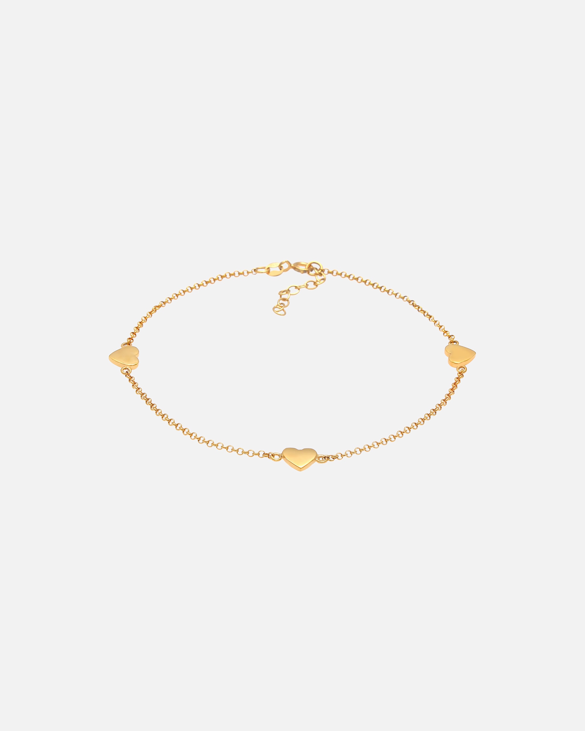 Schmuck für Weiblich Nenalina Herzen Verspielt Strand Sommer Trend 925 Silber goldfarben