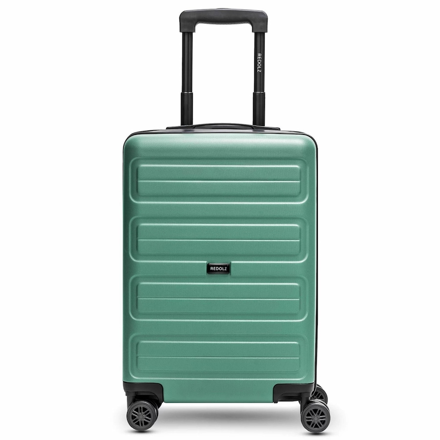 Redolz Essentials 08 CABIN 4 Rollen Kabinentrolley 55 cm green-blue 2 Schwarz Herren