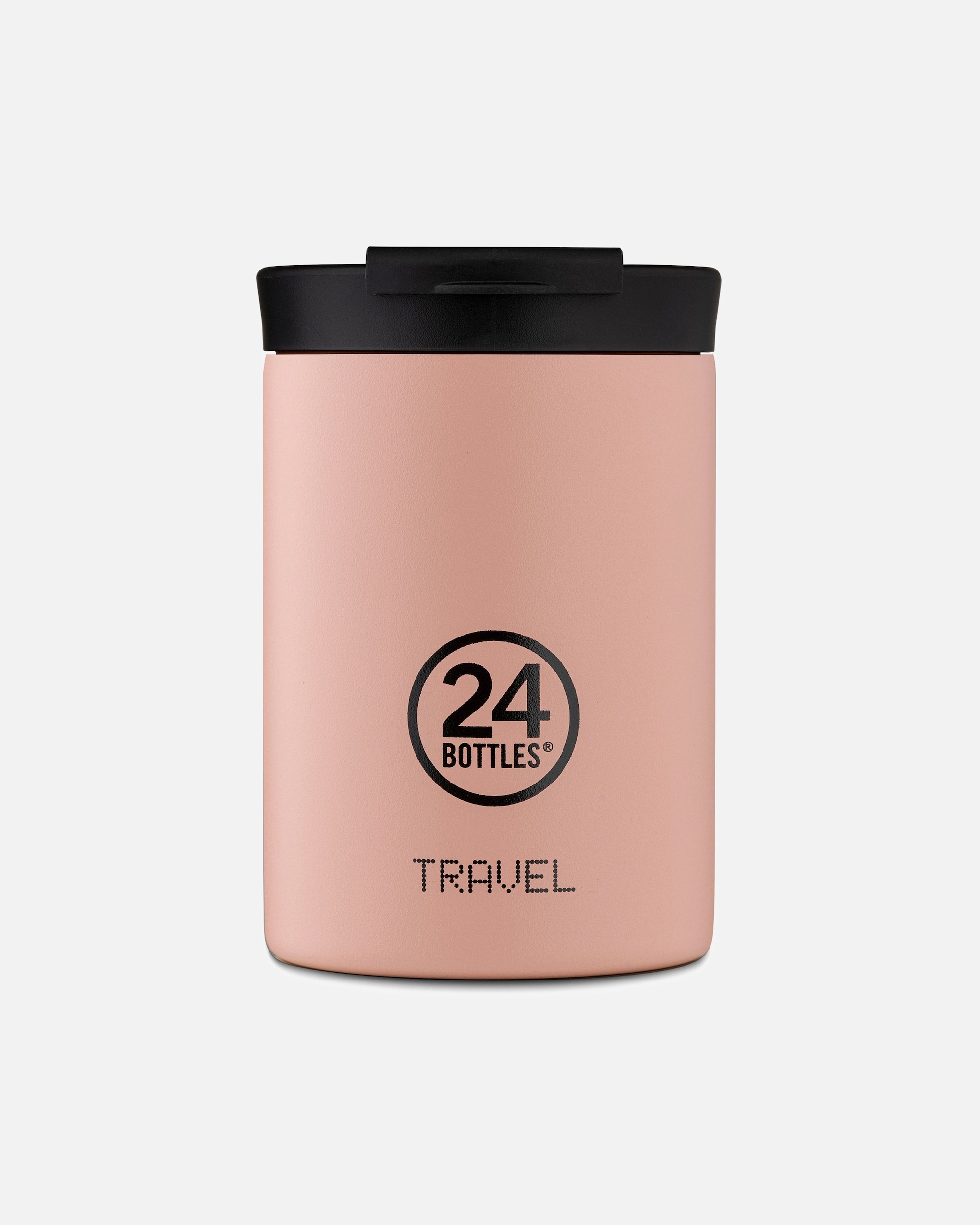 Trinkflasche für Männlich 24Bottles Travel Monochrome Trinkflasche 350 ml dusty pink