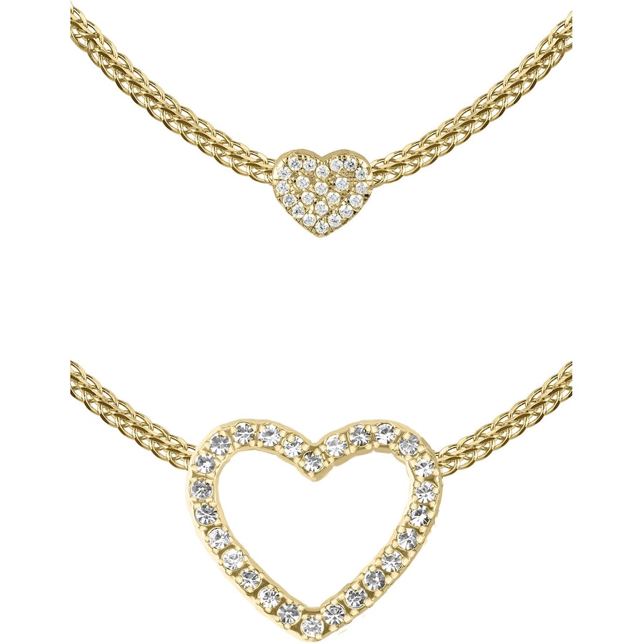 Jacques Lemans Kette 925er Silber gelbgold Damen