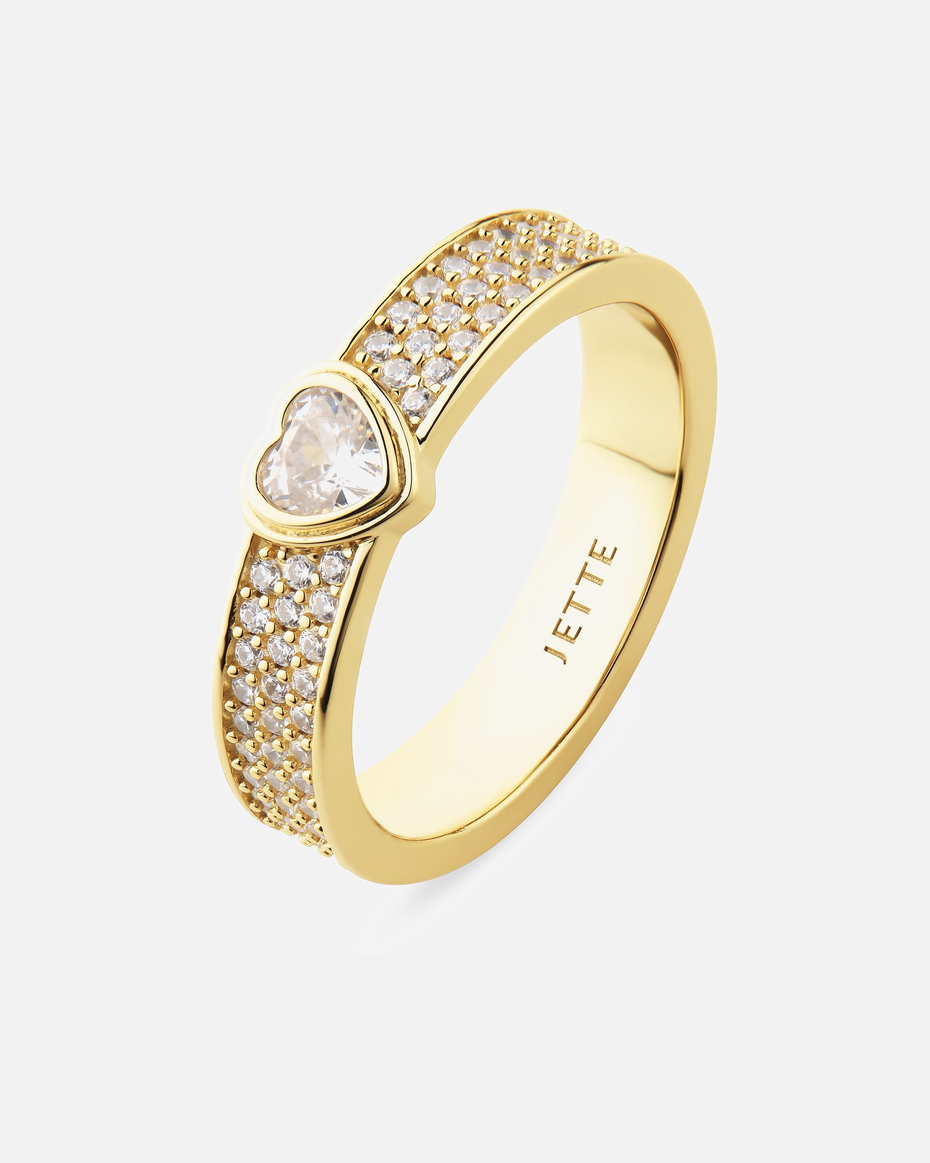 Ring für Weiblich Jette Damenring 925er Silber, recycelt 53