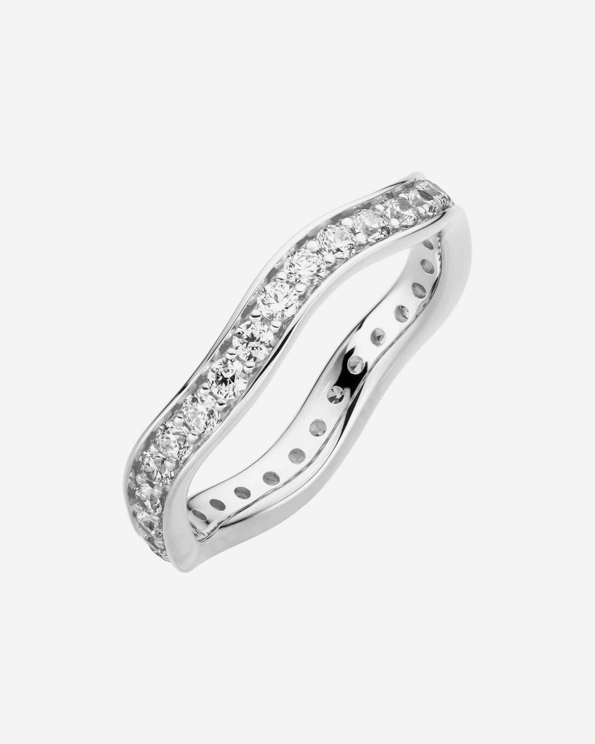 Ring für Weiblich Orolino Ring 333/- Gold Zirkonia weiß 060 (19,1)