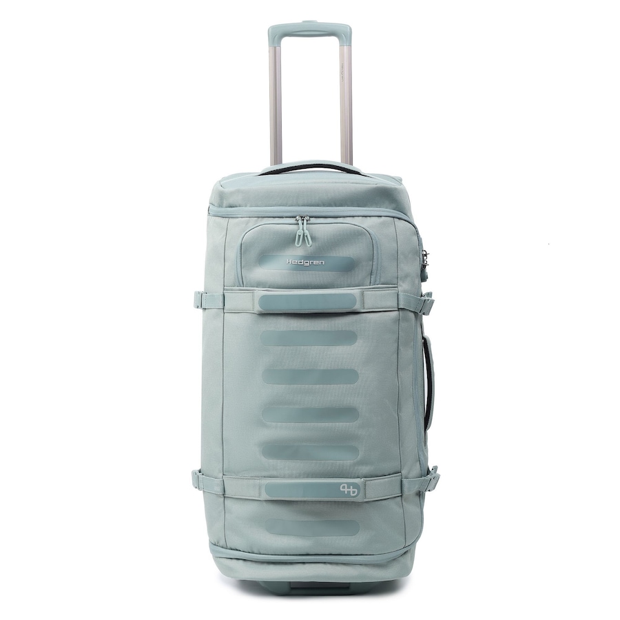Hedgren Comby Compact 2-Rollen faltbare Reisetasche RFID 68 cm grey-green Petrol Herren