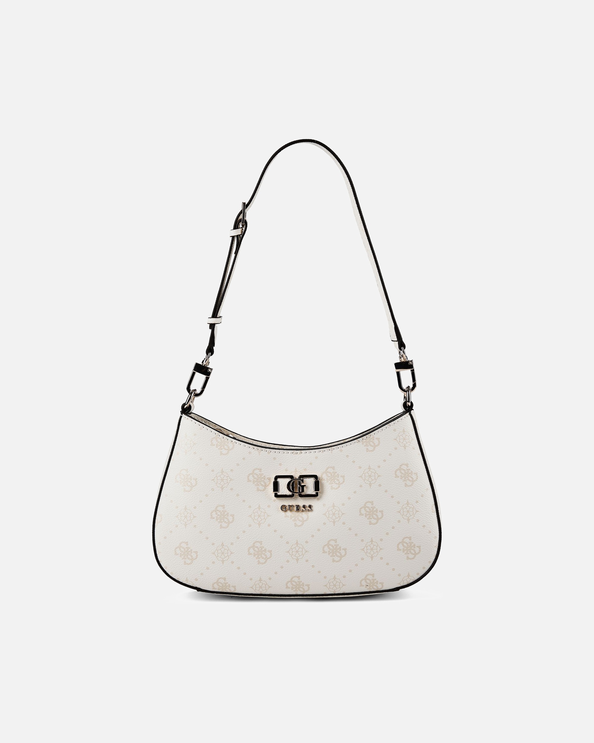Tasche für Weiblich Guess Emelie Schultertasche white logo
