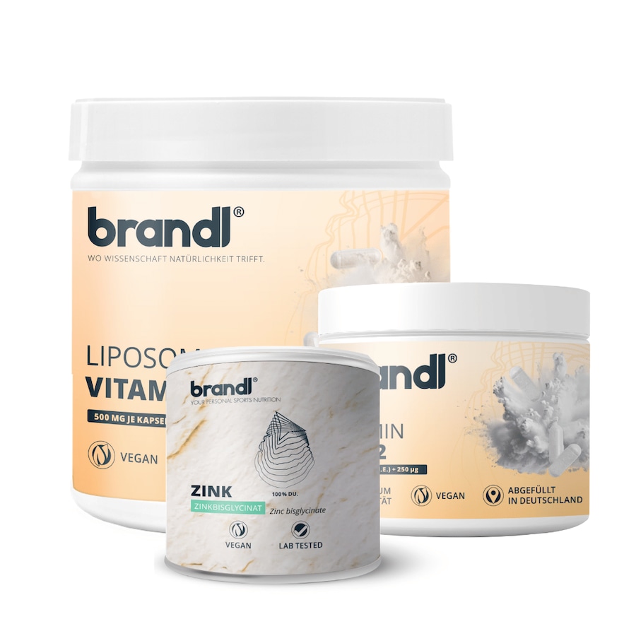 Brandl Nutrition Immun Boost Package - mit Vitamin D3/K2, liposomalem C und Zink