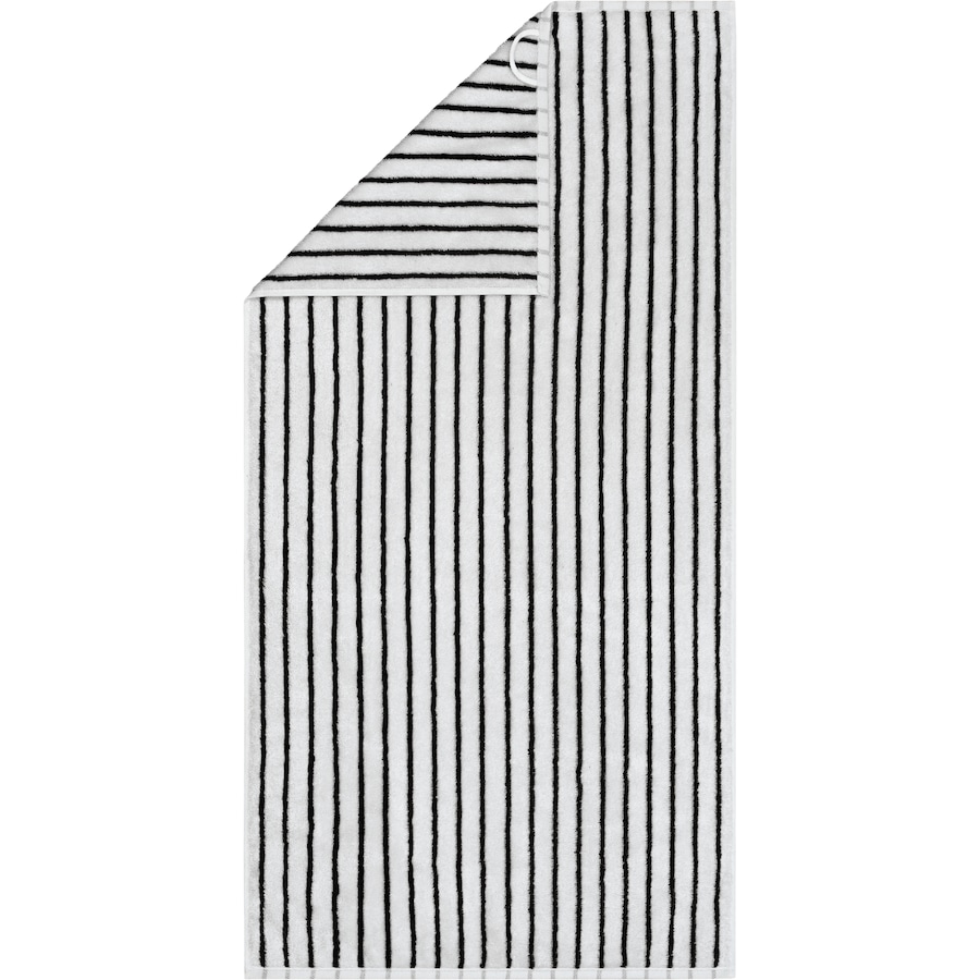 Cawö Handtücher Black&White Streifen 6278 schwarz/weiß - 96 Handtuch 50x100 cm