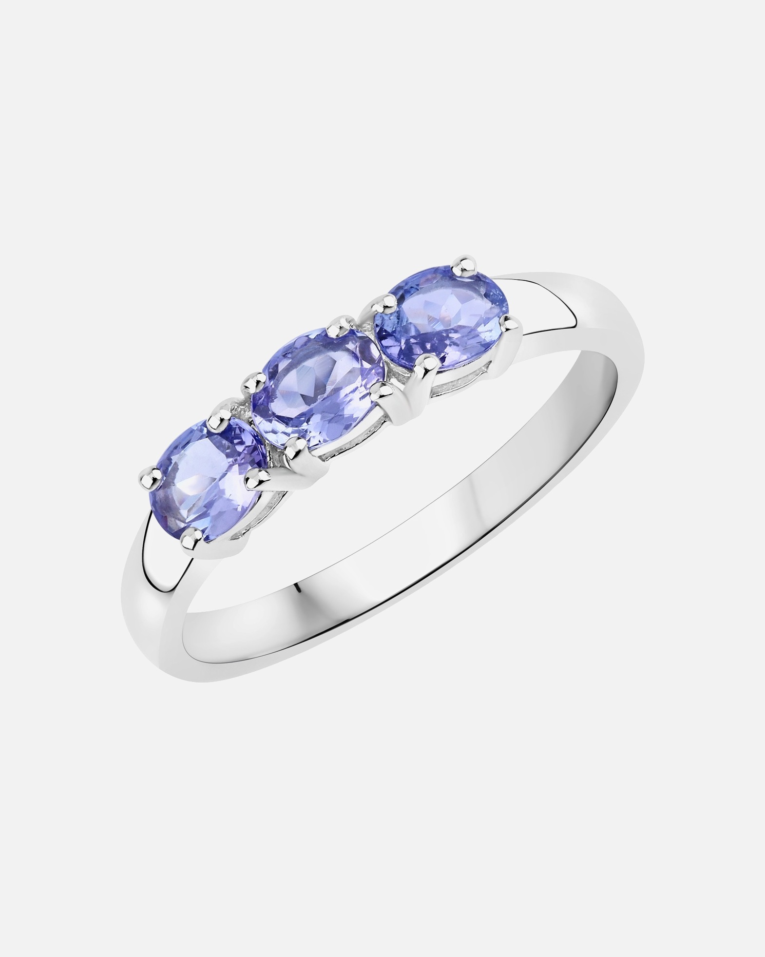Ring für Weiblich Rafaela Donata Ring Sterling Silber Tansanit in Silber 60