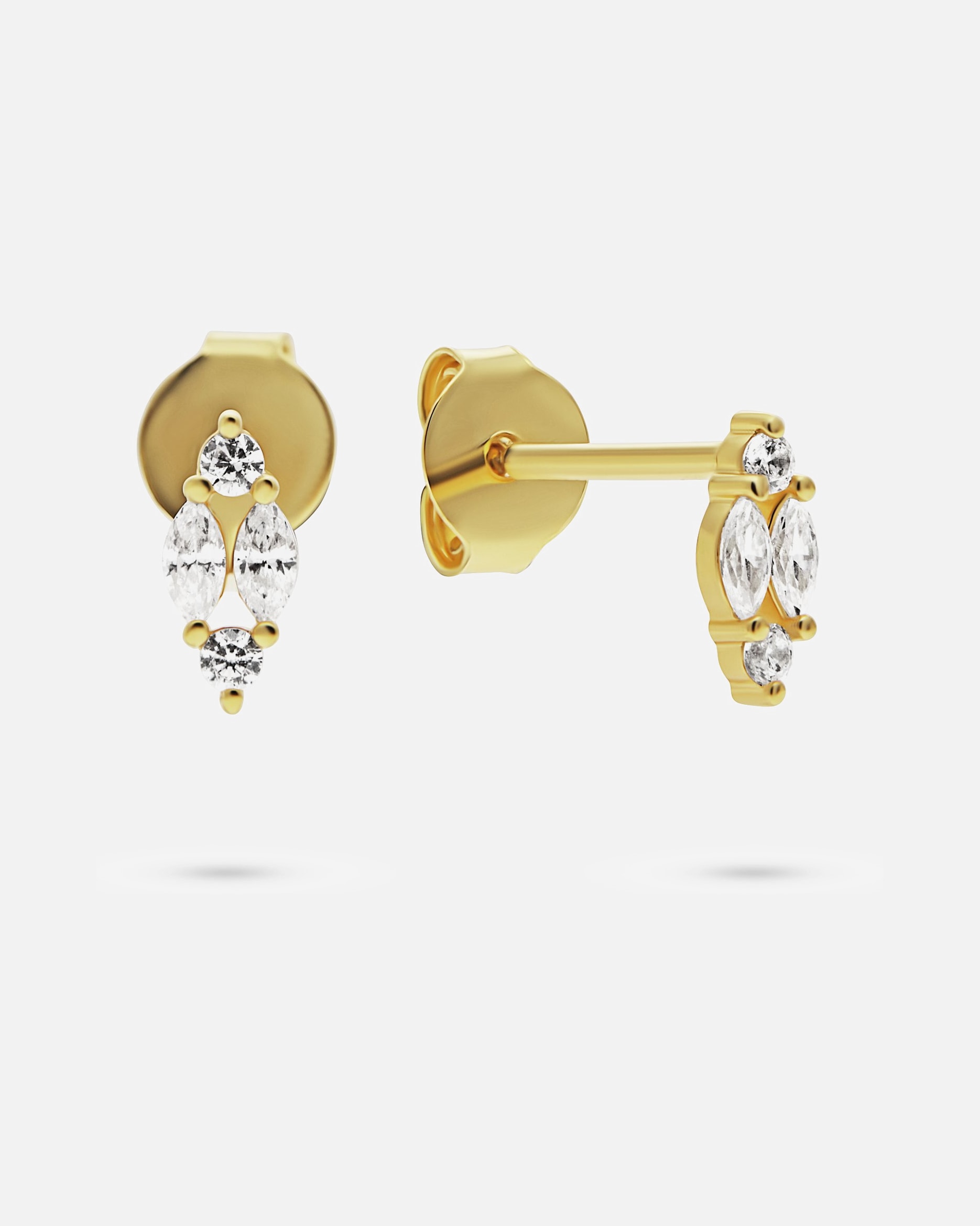 Ohrringe für Weiblich FAVS Ohrstecker 375er Gelbgold One Size