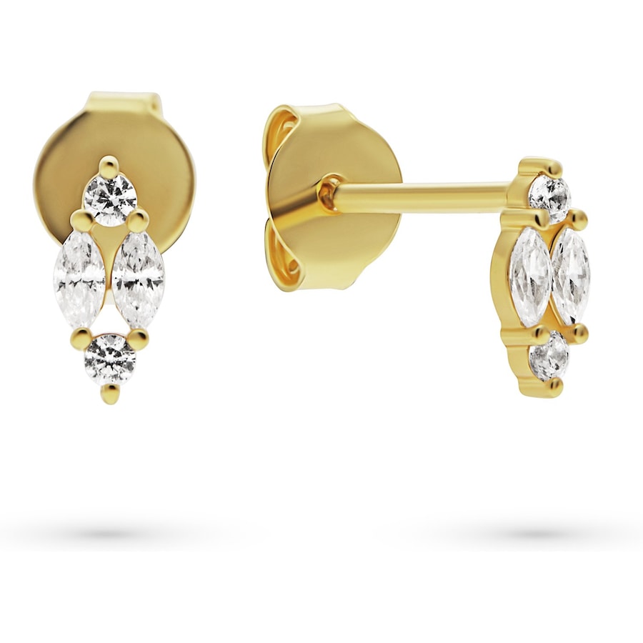 FAVS Ohrstecker 375er Gelbgold One Size Damen