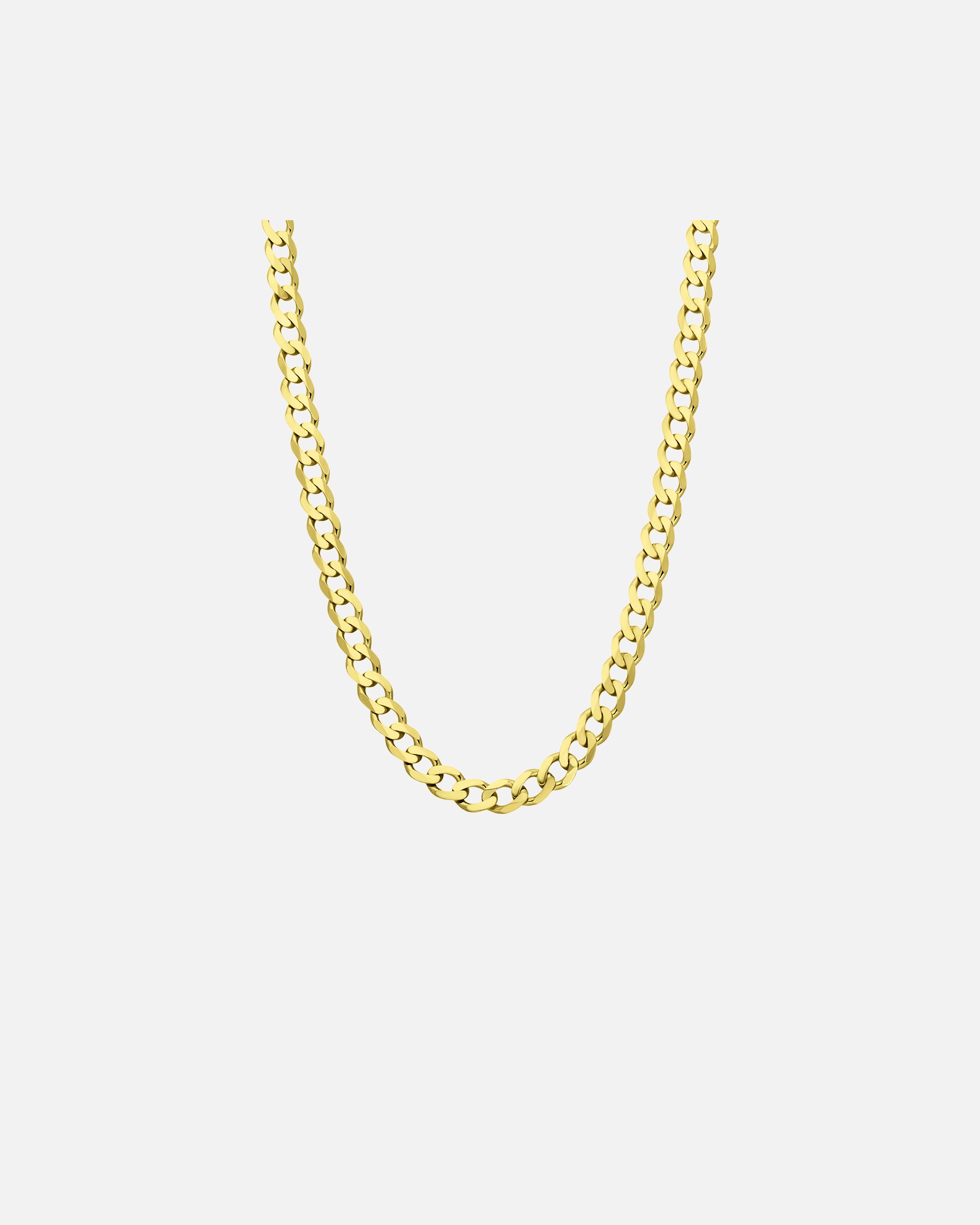 Halskette für Männlich Lucardi Halskette - 925 Silber Gold - 45.0