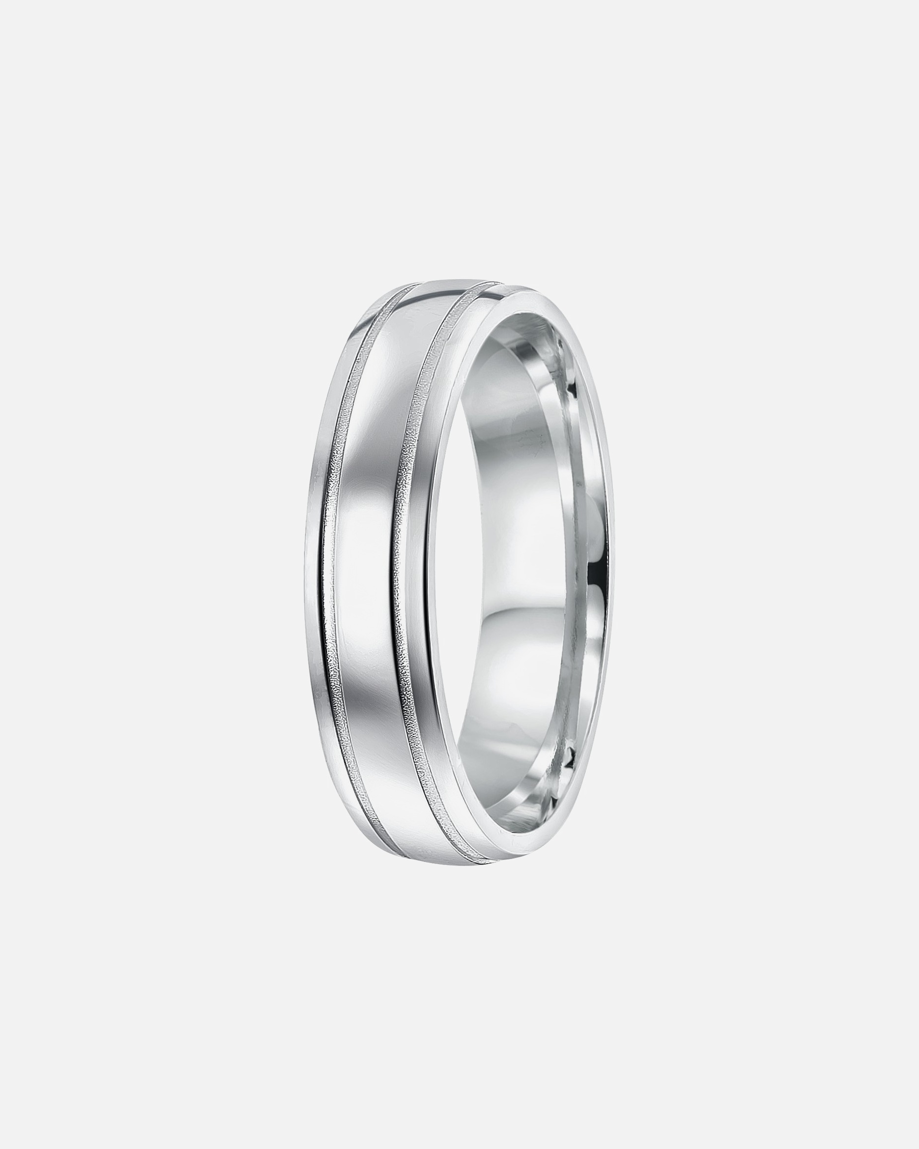 Ring für Männlich Lucardi Ringe 'Zakynthos' 925 Silber - silbern 62mm