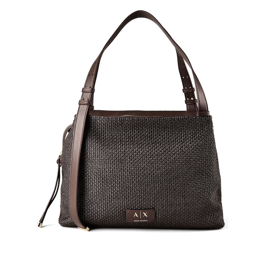 Armani Exchange Alice Schultertasche dunkelbraun Braun Damen