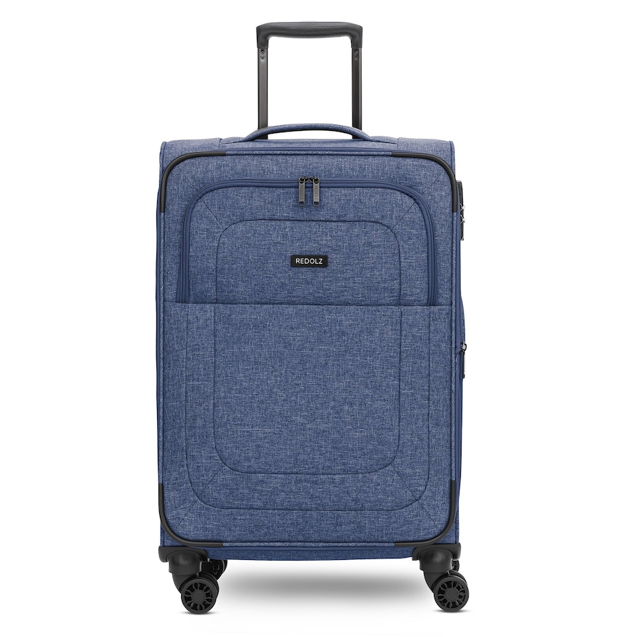 Redolz Essentials 12 MEDIUM 4-Rollen Trolley 67 cm mit Dehnfalte blue Violett Herren