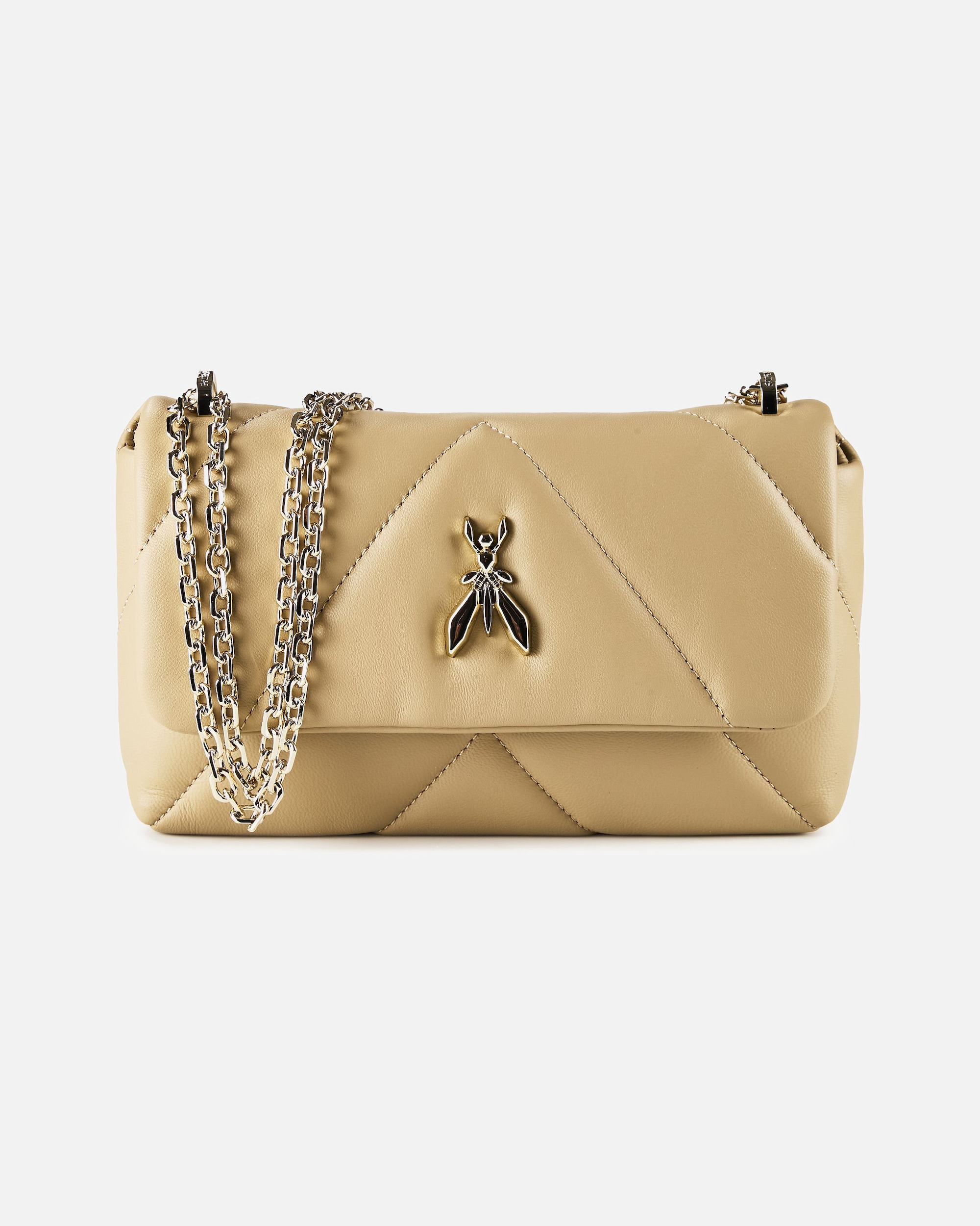 Umhängetasche für Weiblich Patrizia Pepe Fly Padded Umhängetasche sand beige