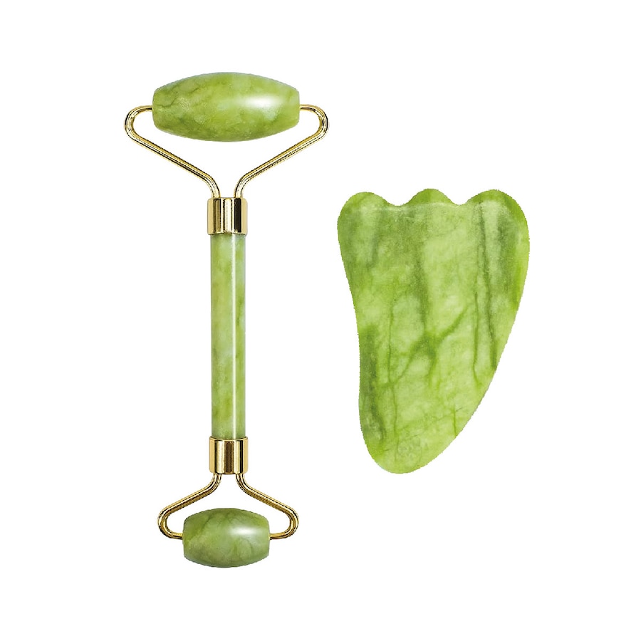 UNIQ Jade Roller + Guasha Stone Grün