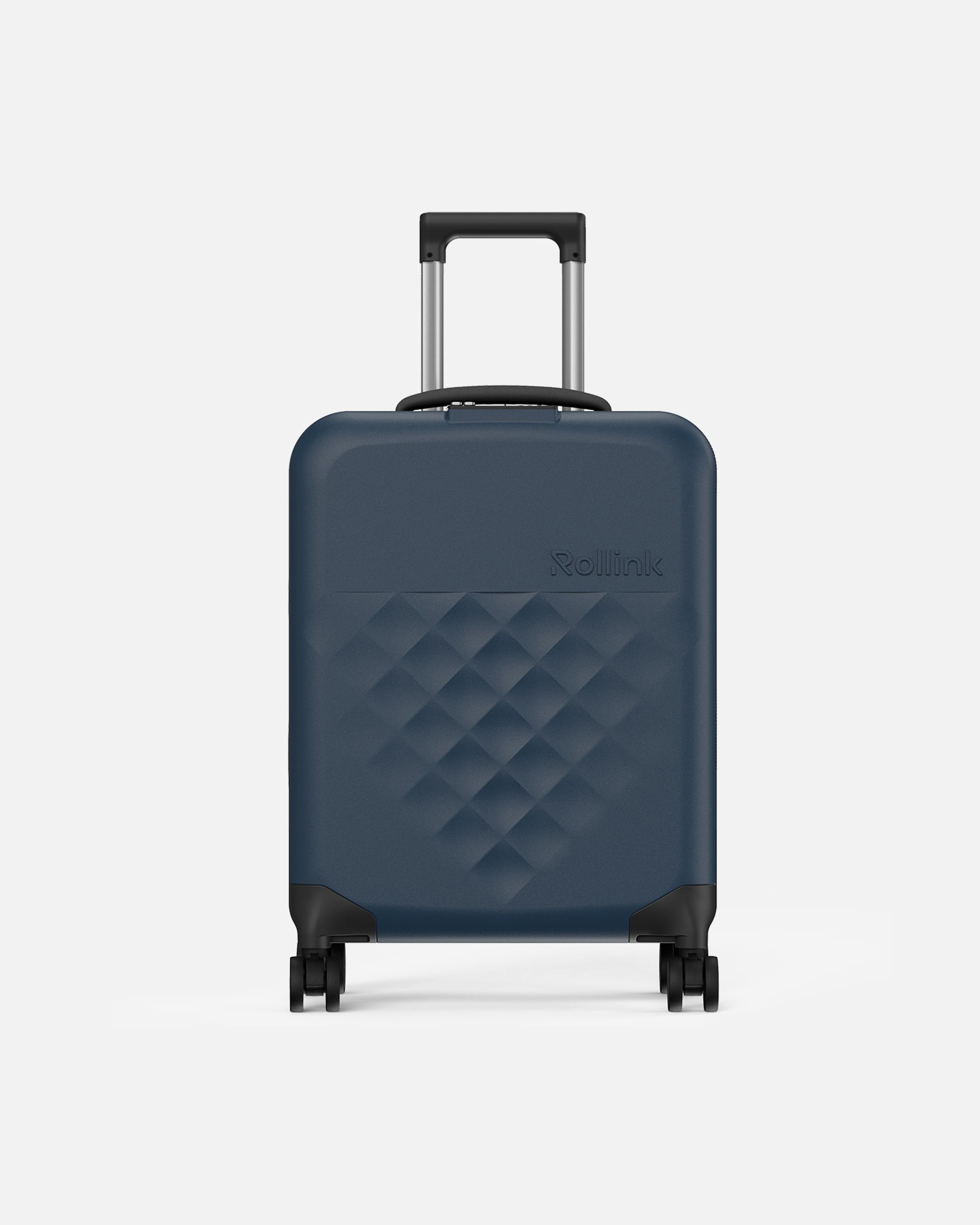 Handgepäckkoffer für Männlich Rollink Vega 360 faltbarer 4-Rollen Kabinentrolley S 55 cm atlantic blue