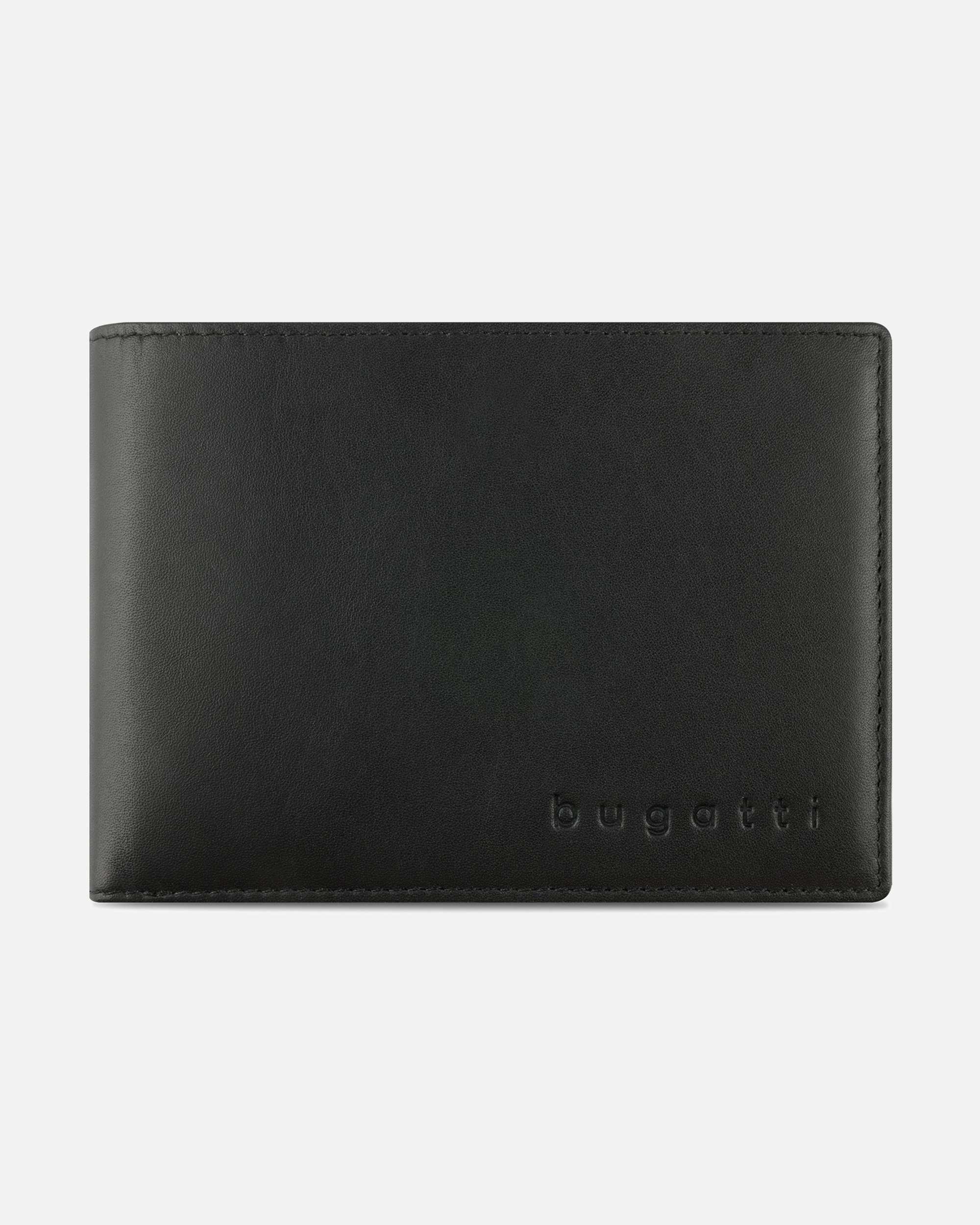 Portemonnaie für Männlich Bugatti Super Slim Herrengeldbörse schwarz