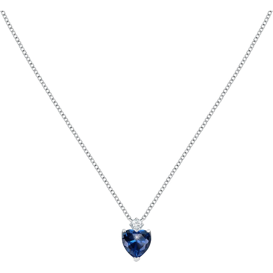 Morellato Kette 925er Silber, recycelt blau, silber Damen