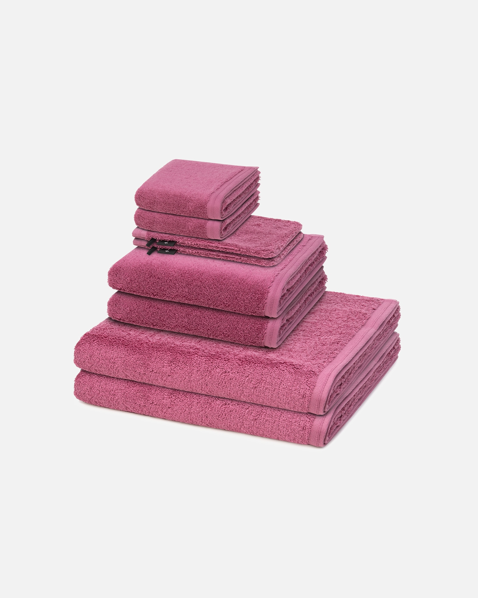 Handtuch für Unisex Vossen Vegan Life 8-teilig Handtuch-Set Blackberry